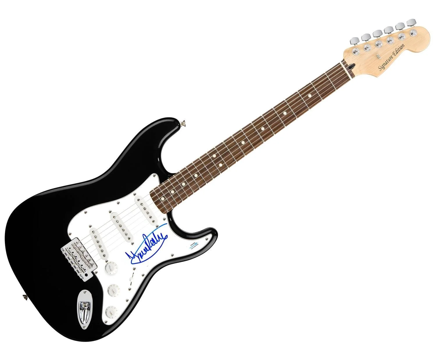 Trevor Rabin Signed Autographed Guitar ACOA, image 3