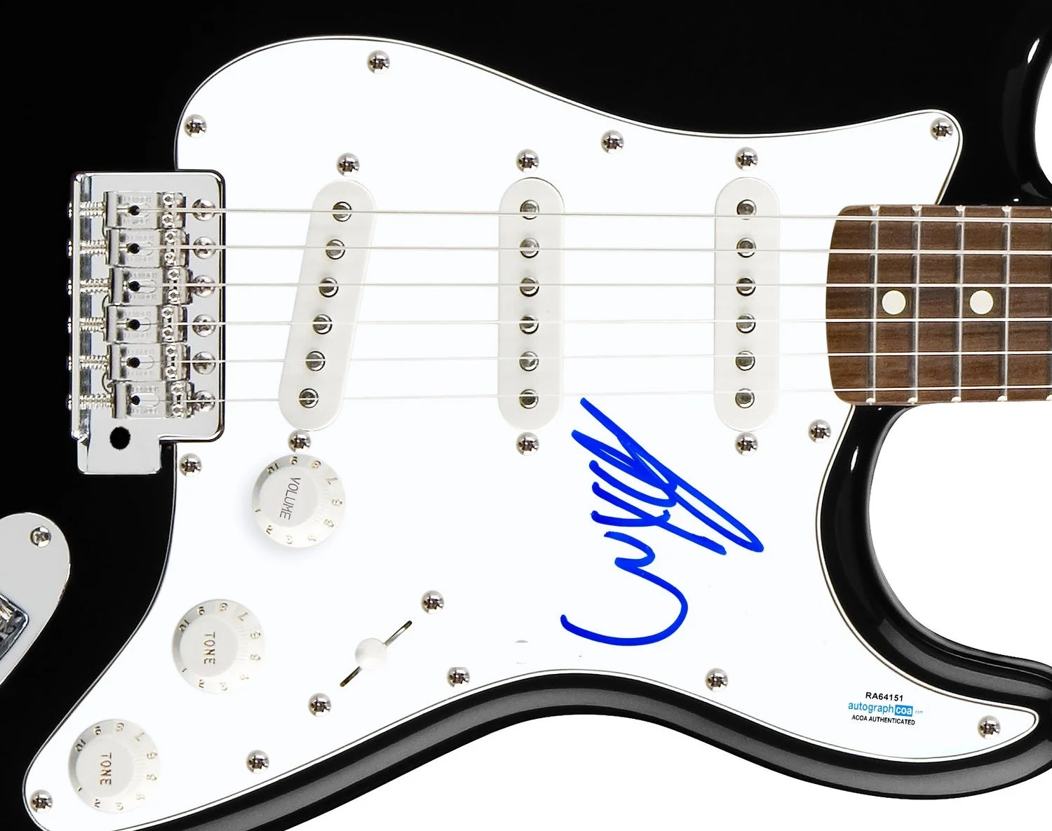 Wyclef Jean Signed Autographed Guitar The Fugees ACOA, изображение 2