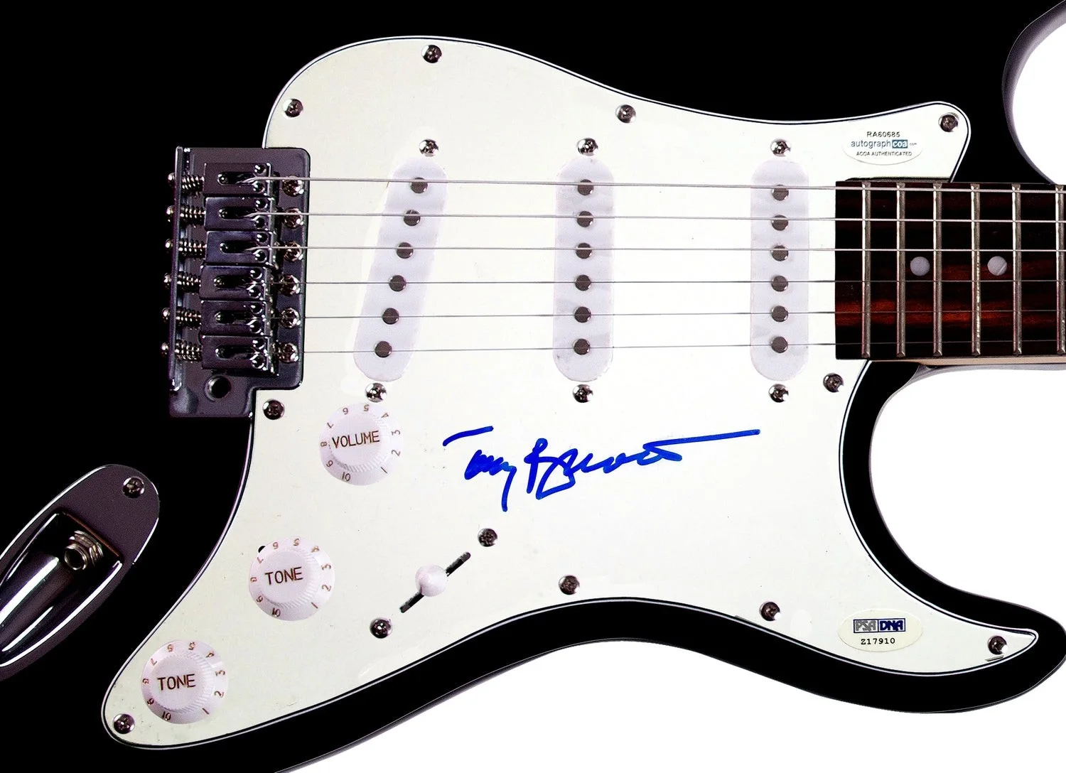 Tony Bennett Signed Autographed Guitar ACOA, image 2