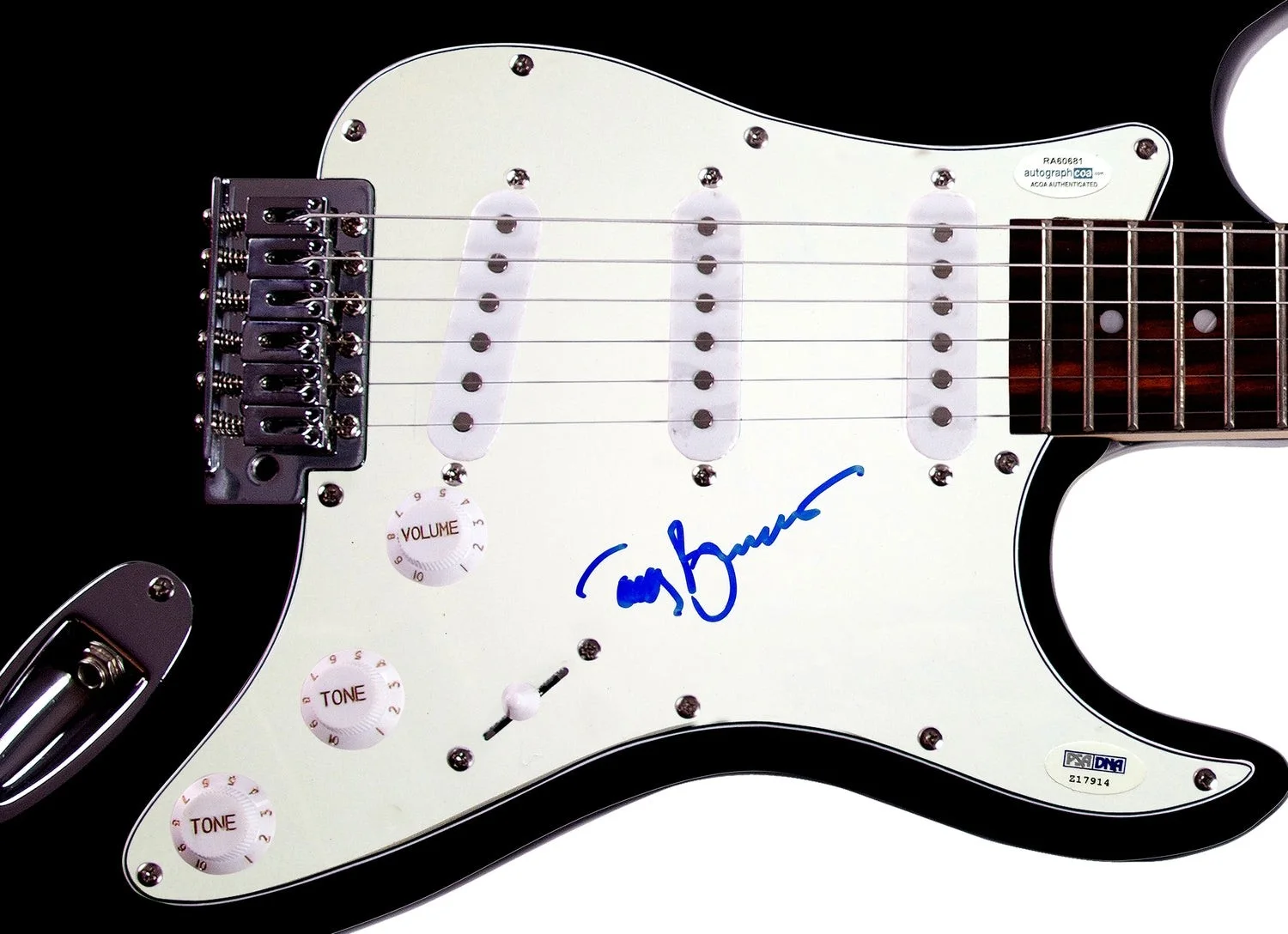 Tony Bennett Signed Autographed Guitar ACOA, image 2
