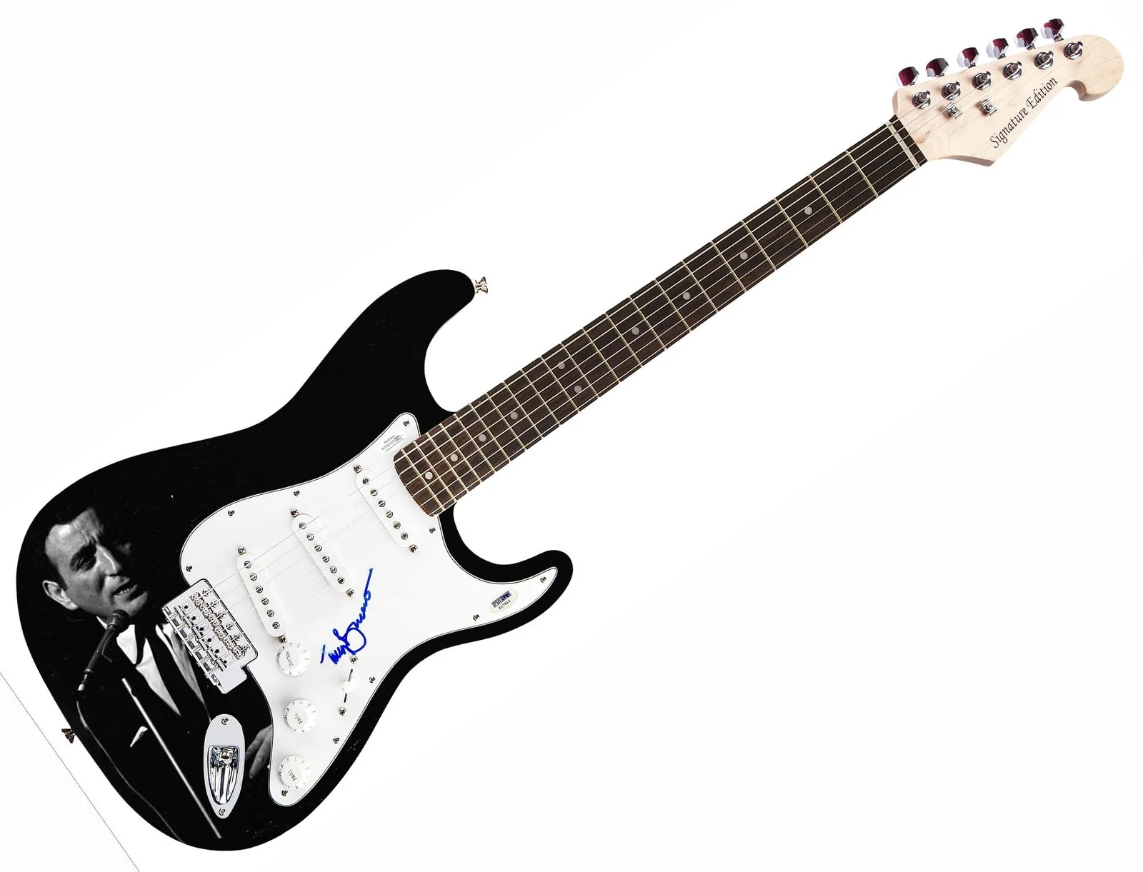 Tony Bennett Signed Autographed Guitar ACOA, image 3