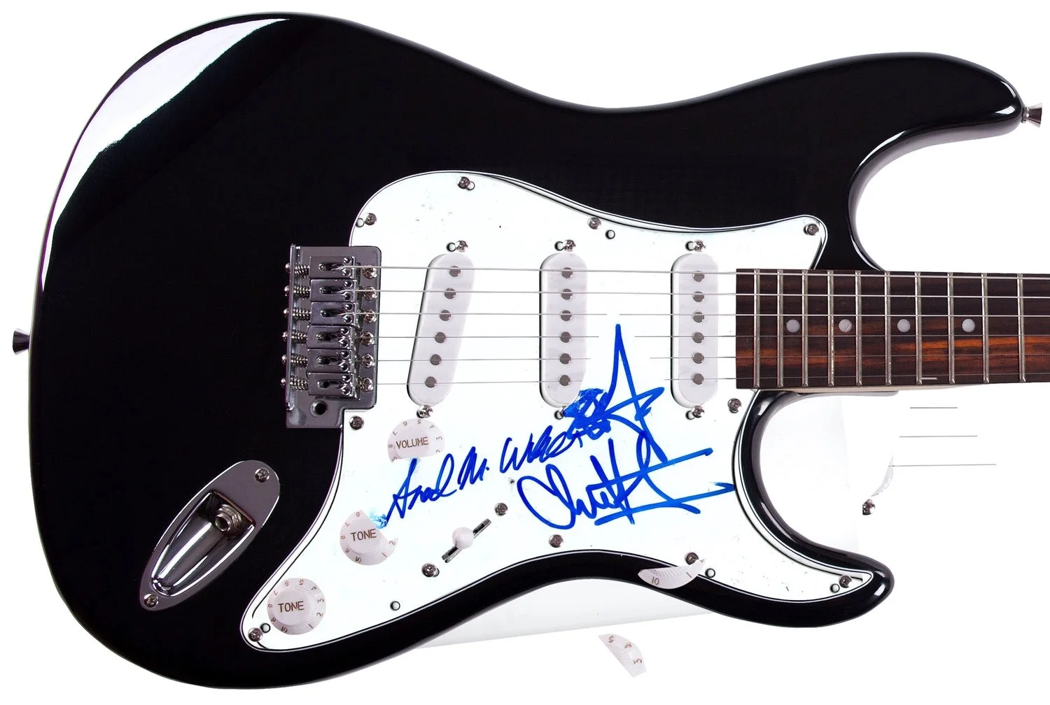 Yeasayer Signed Autographed Guitar, image 2