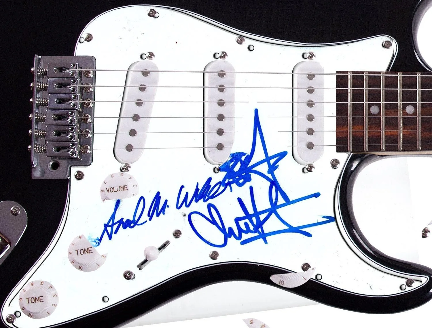 Yeasayer Signed Autographed Guitar, image 3