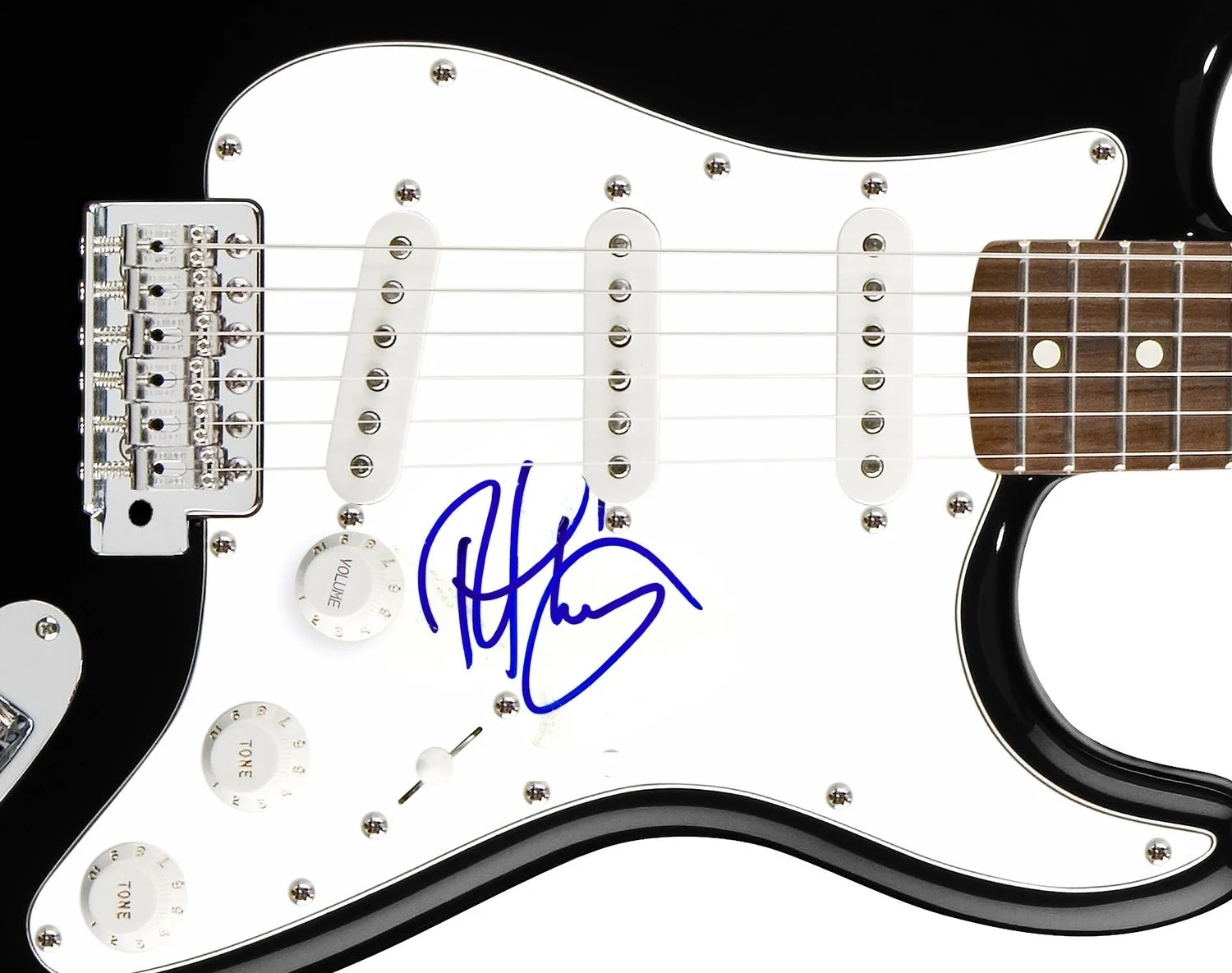 The Six Robert Harvey Signed Autographed Guitar, image 2