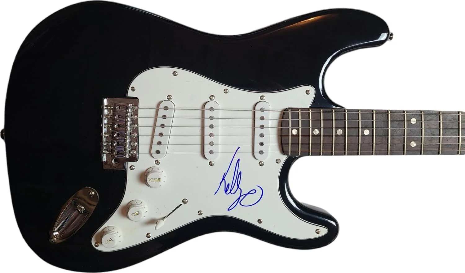 The Osbournes Kelly Osbourne Ozzy Daughter Autographed Guitar UACC AFTAL RACC TS, изображение 2