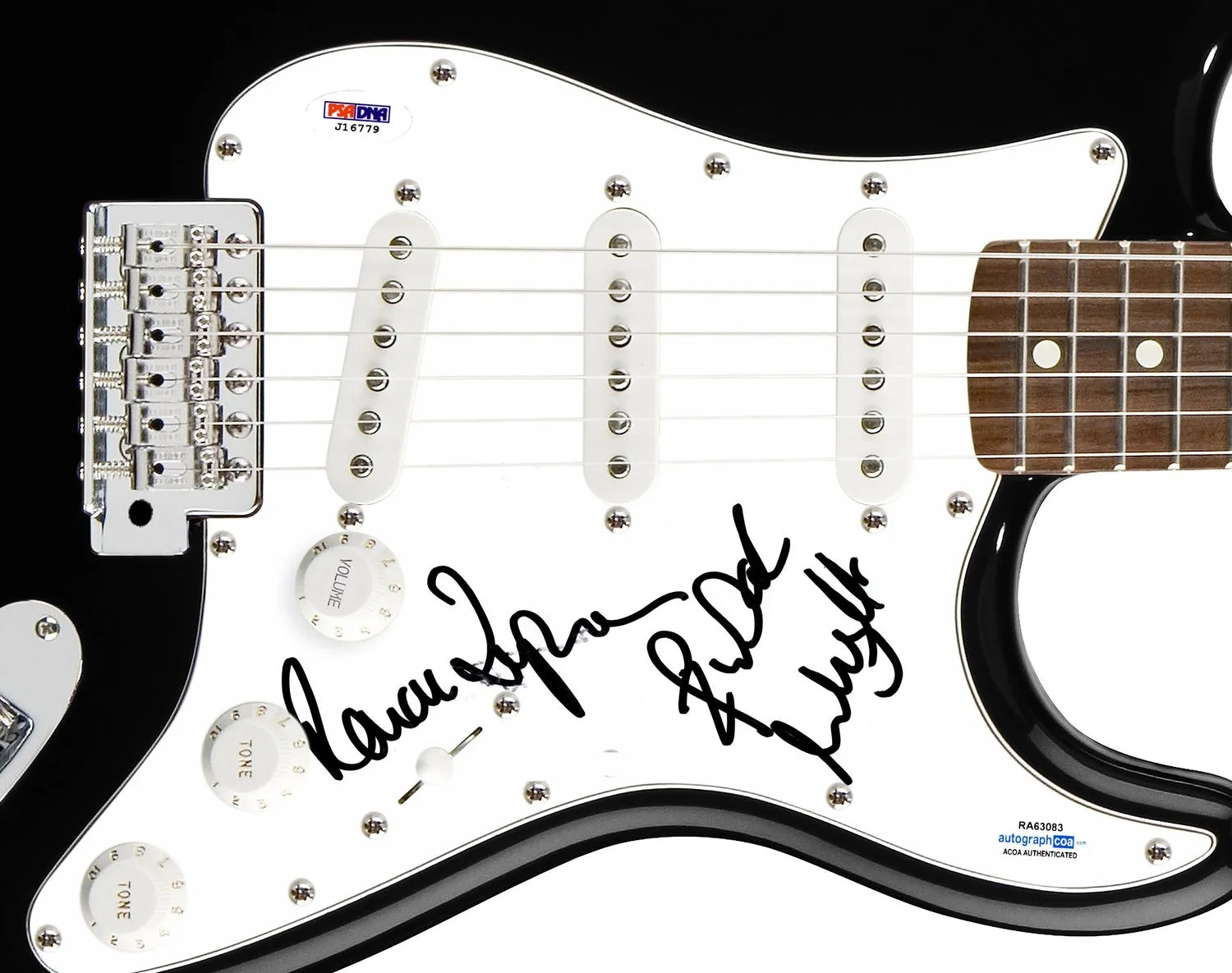 The Irish Tenors Signed Autographed Guitar ACOA PSA, image 2