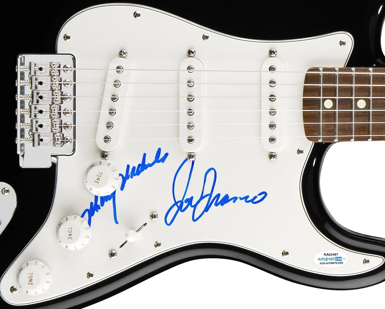 The Good Rats Joey Franco Signed Autographed Guitar ACOA, изображение 2