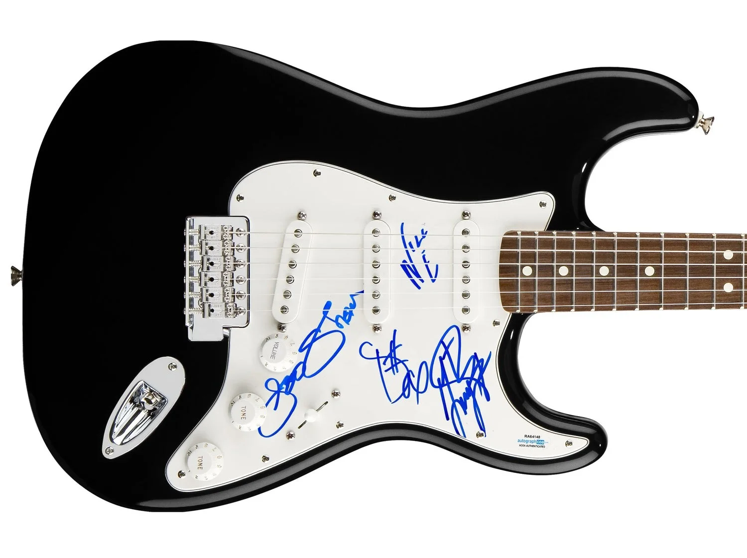 The Guess Who Signed Autographed Guitar ACOA, image 2