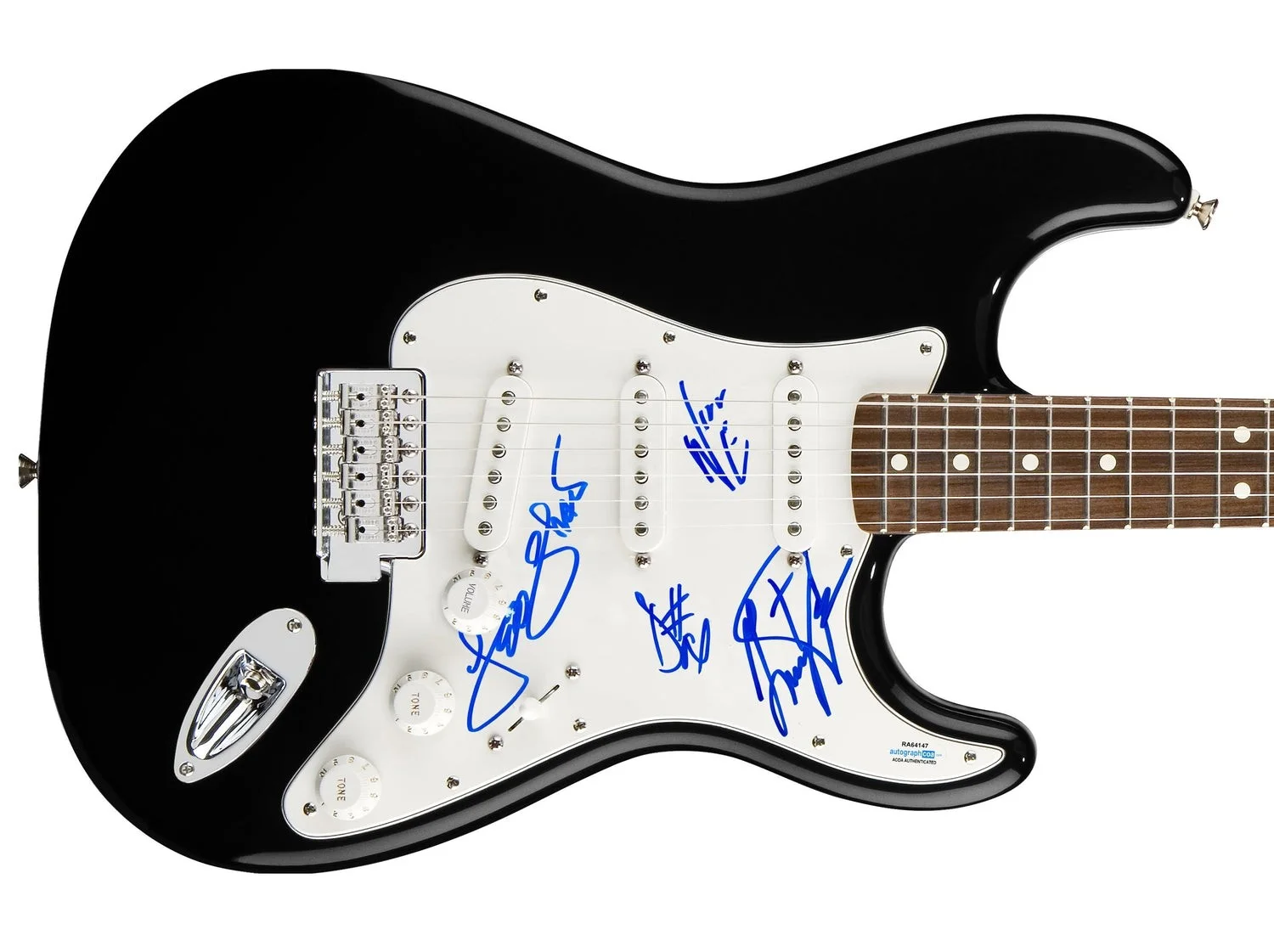 The Guess Who Signed Autographed Guitar ACOA, image 2