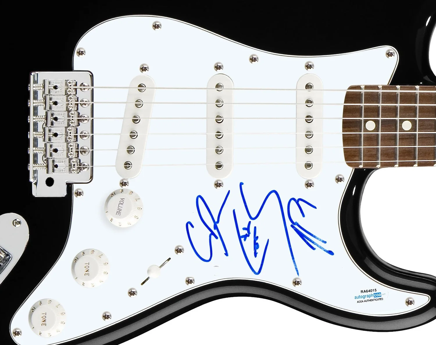 The Chainsmokers Signed Autographed Guitar ACOA, image 2