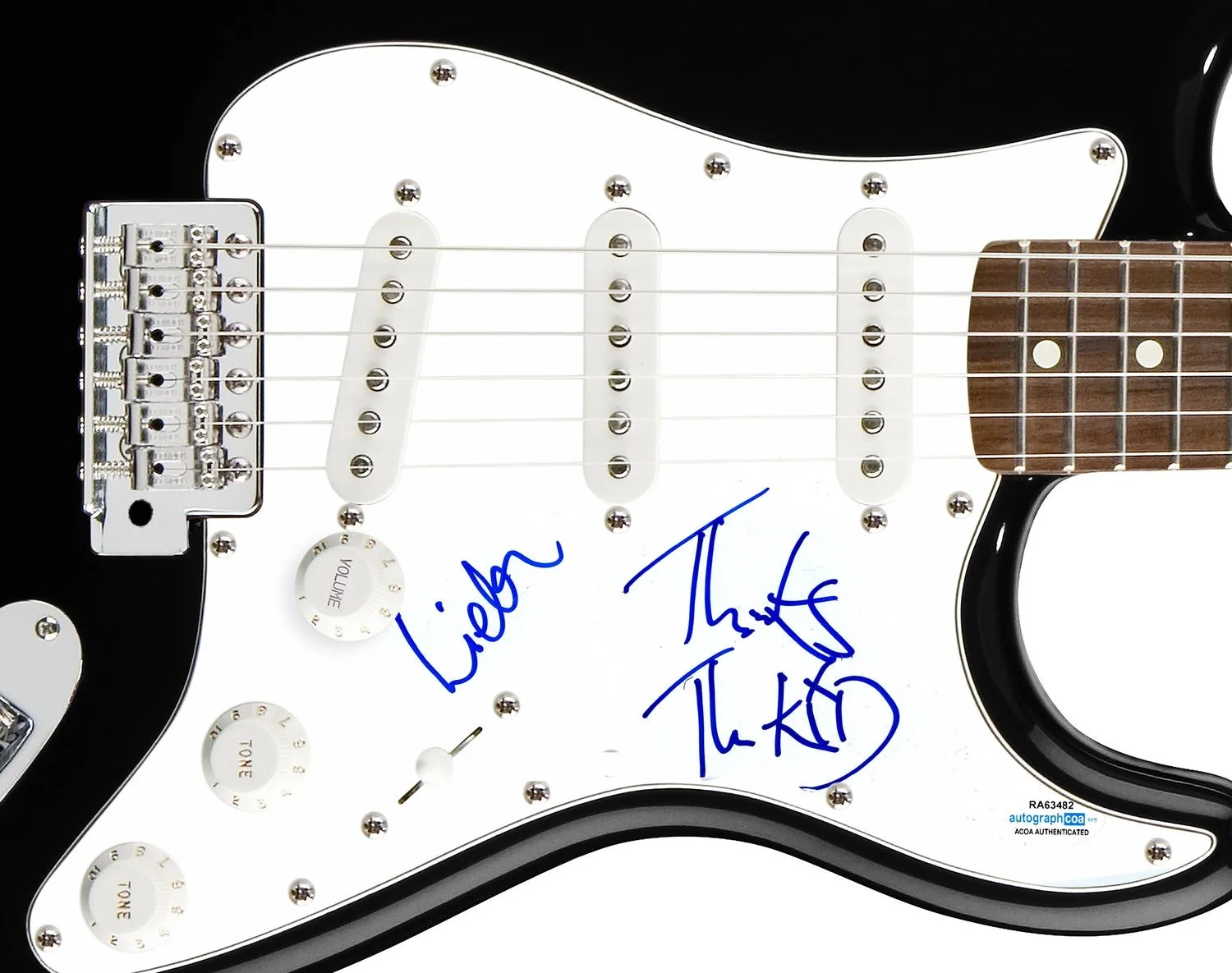 The Duke Spirit Signed Autographed Guitar ACOA, изображение 2