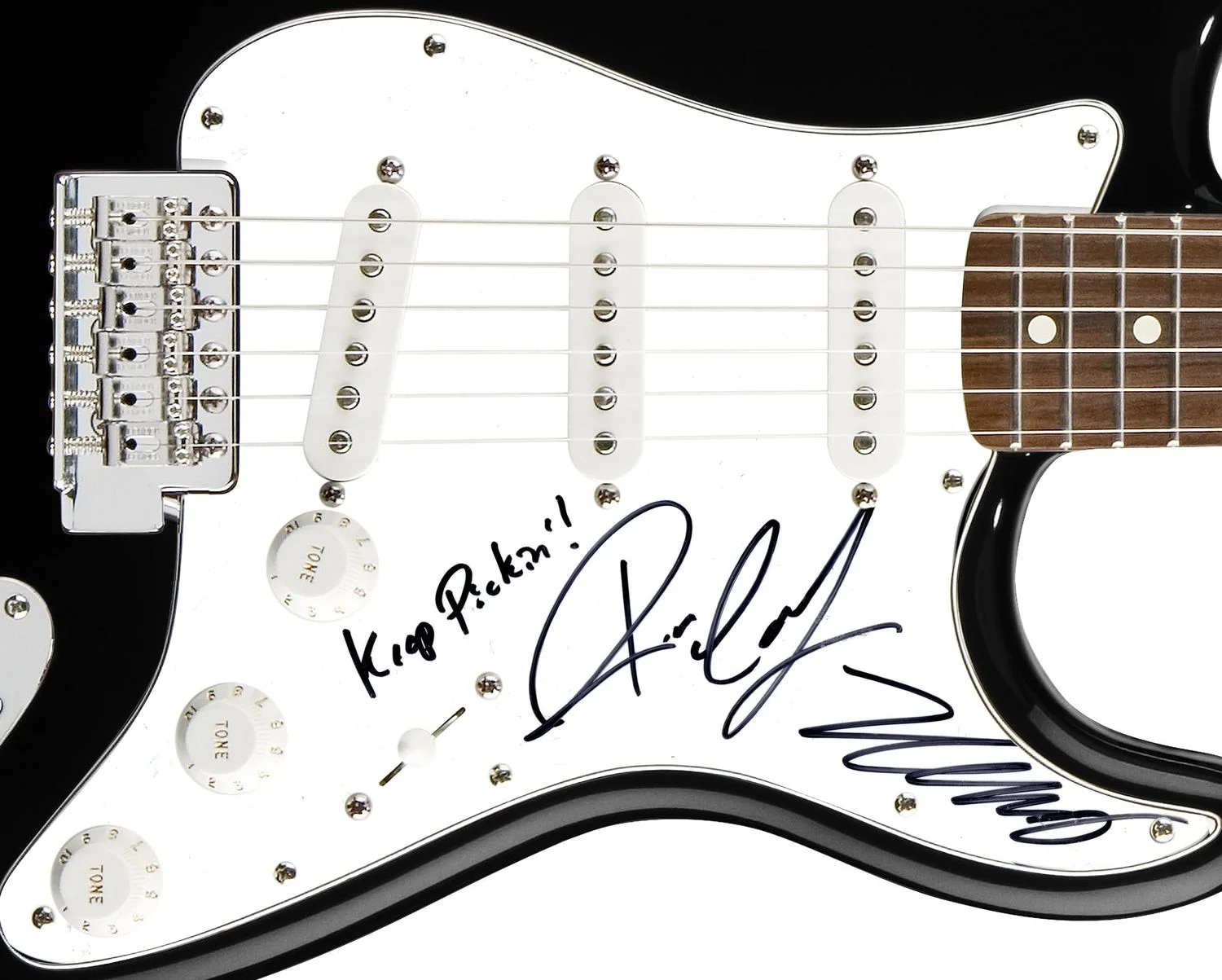 The Carnies Signed Autographed Guitar, изображение 2