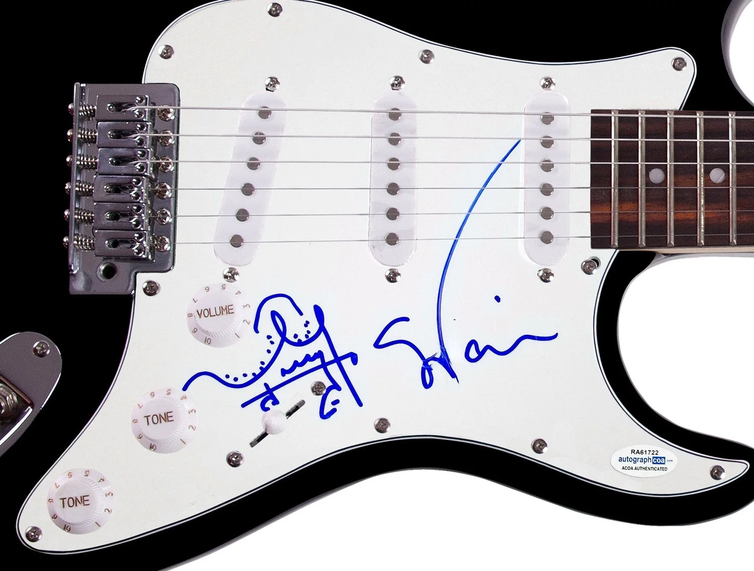 Steve Vai Signed Autographed Guitar ACOA, image 2