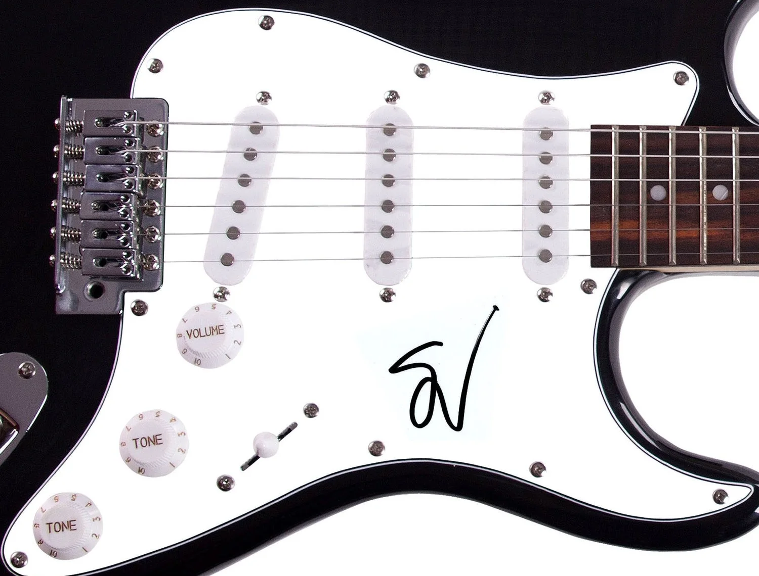 Steve Vai Signed Autographed Guitar, image 2
