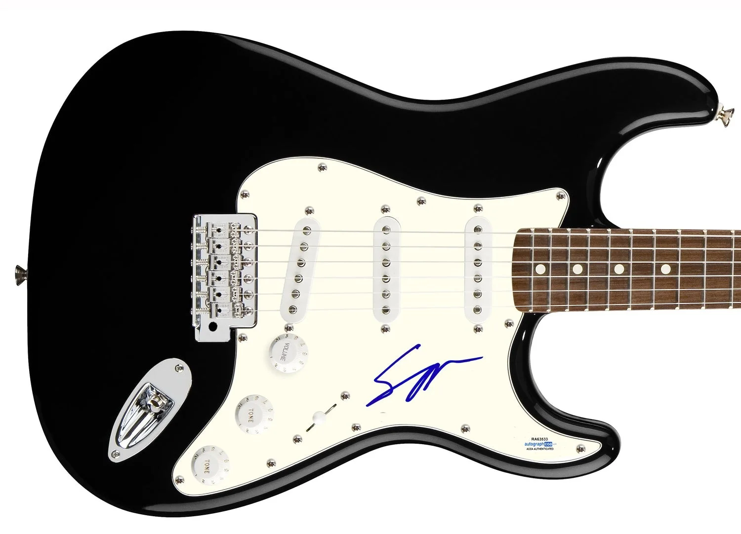 The Bangles Susanna Hoffs Signed Autographed Guitar ACOA, image 2