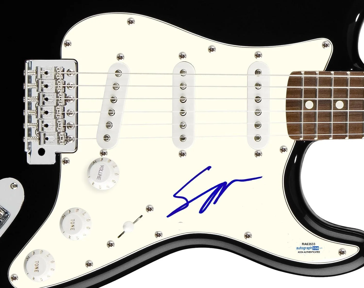 The Bangles Susanna Hoffs Signed Autographed Guitar ACOA, image 3