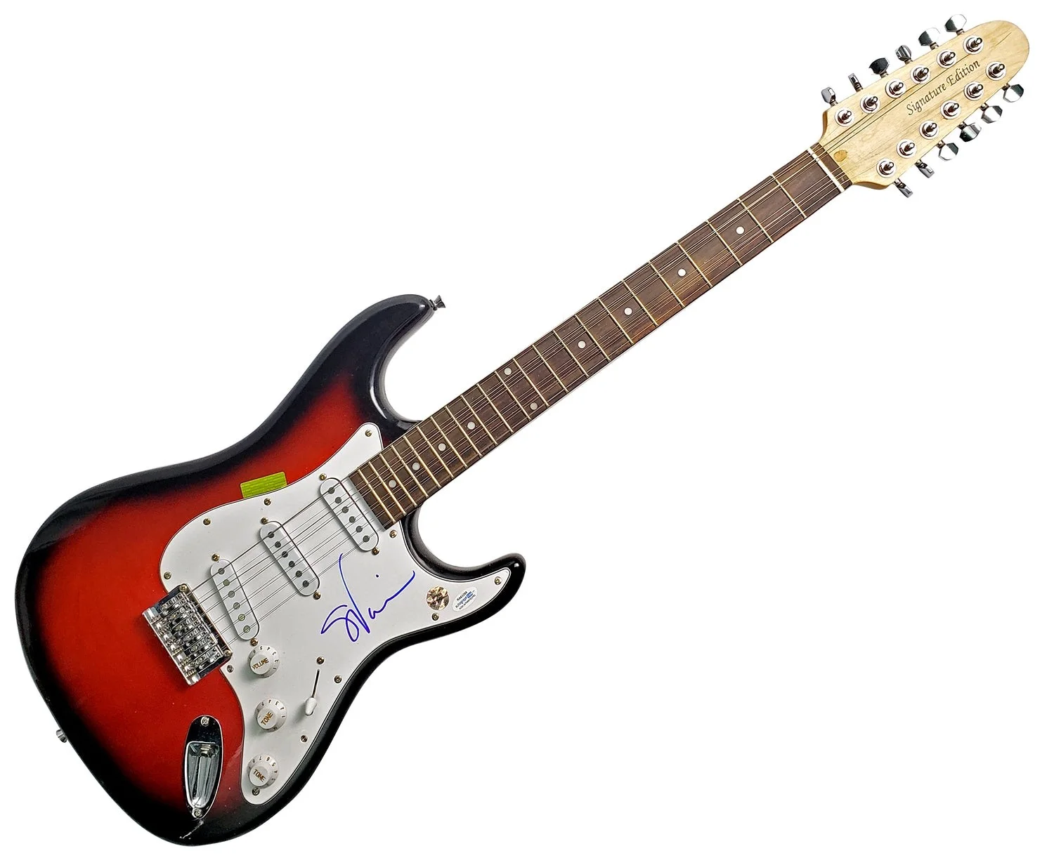 Steve Vai Signed Autographed Guitar ACOA, image 2
