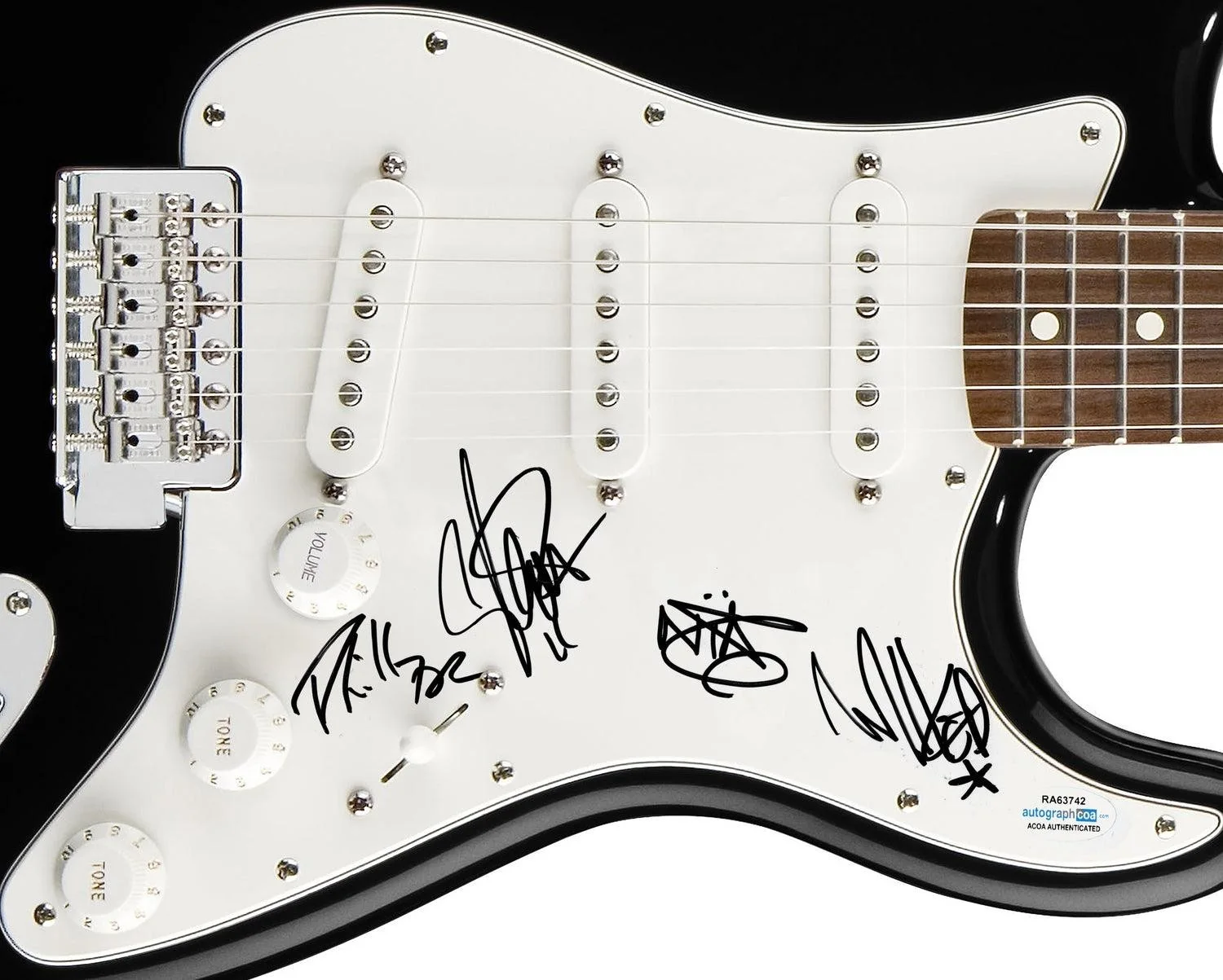 Taproot Signed Autographed Guitar ACOA, изображение 3