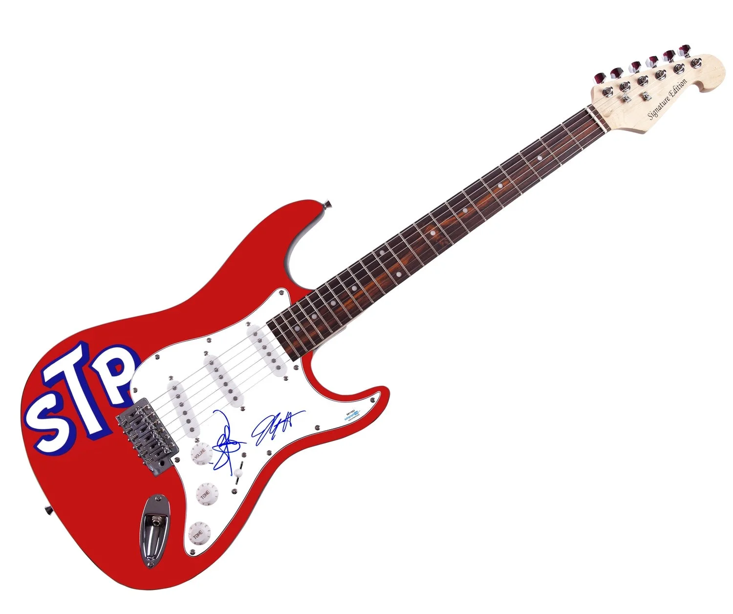 Stone Temple Pilots Signed Autographed Custom Graphics Guitar ACOA, image 2