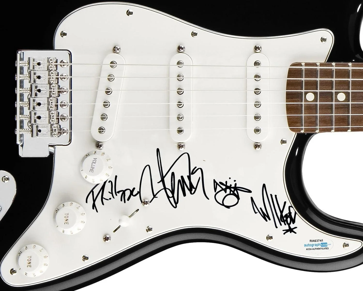 Taproot Signed Autographed Guitar ACOA, изображение 3