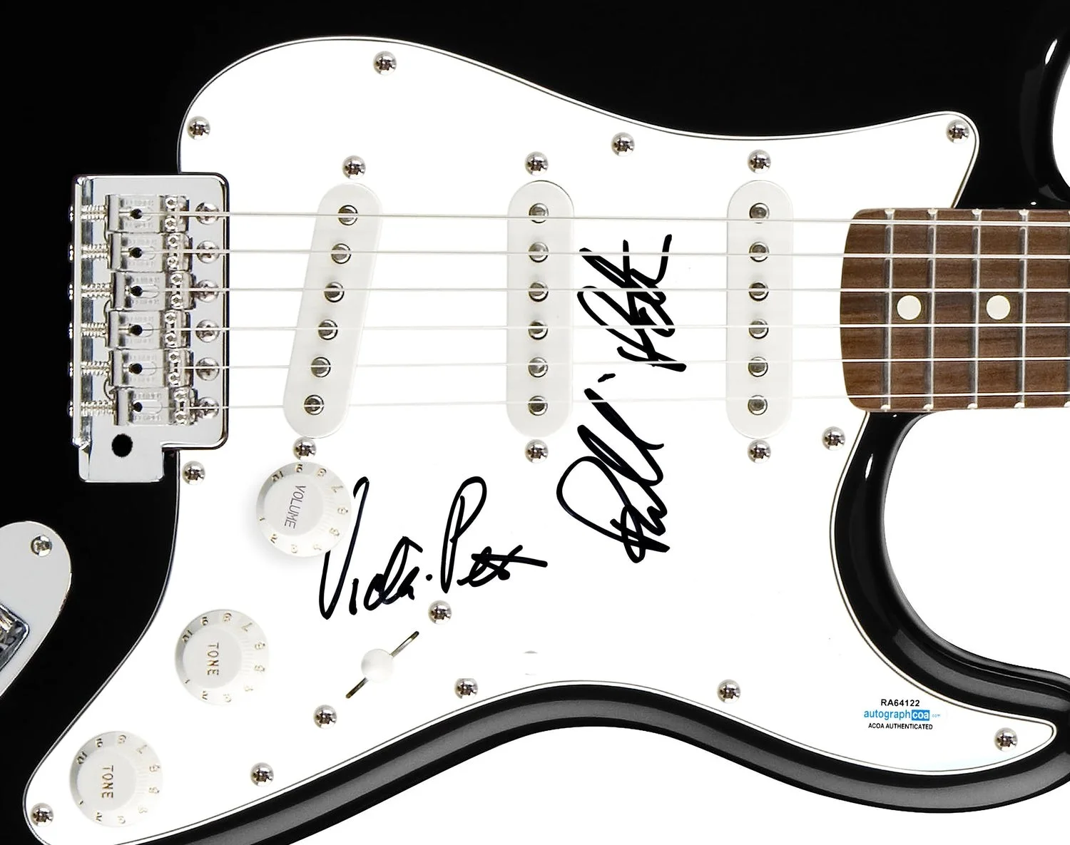 The Bangles Signed X2 Autographed Guitar ACOA, image 2