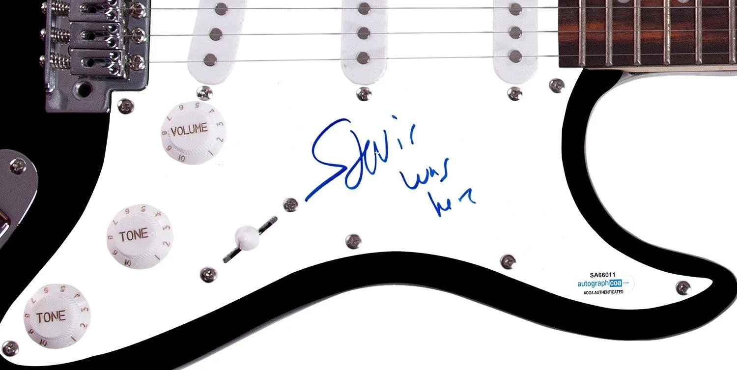 Steven Van Zant Signed Autographed Guitar ACOA, image 4