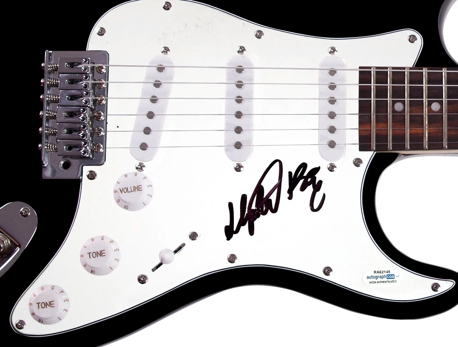 Stephen King Signed Autographed Guitar ACOA, image 2