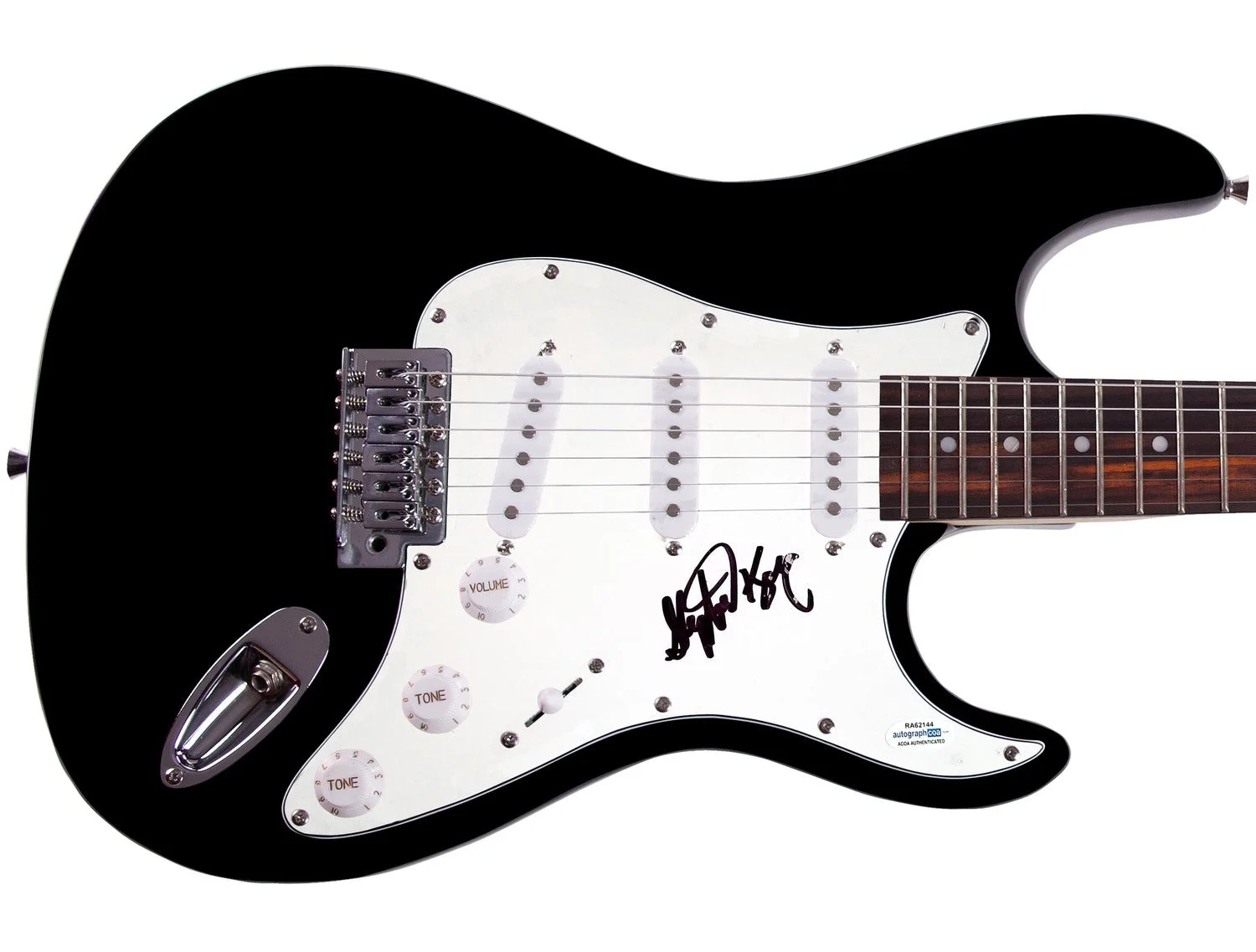 Stephen King Signed Autographed Guitar ACOA, image 2