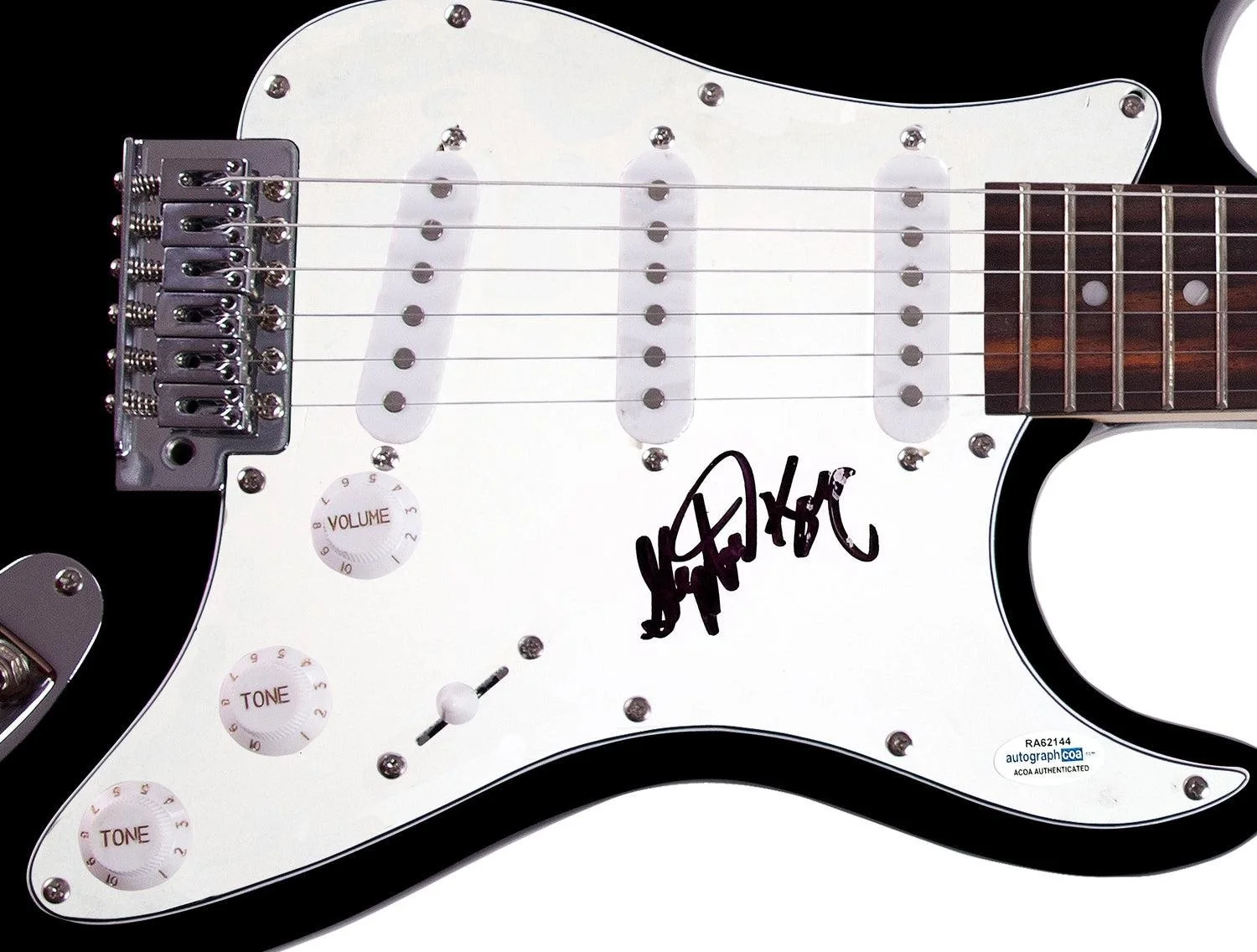 Stephen King Signed Autographed Guitar ACOA, image 3