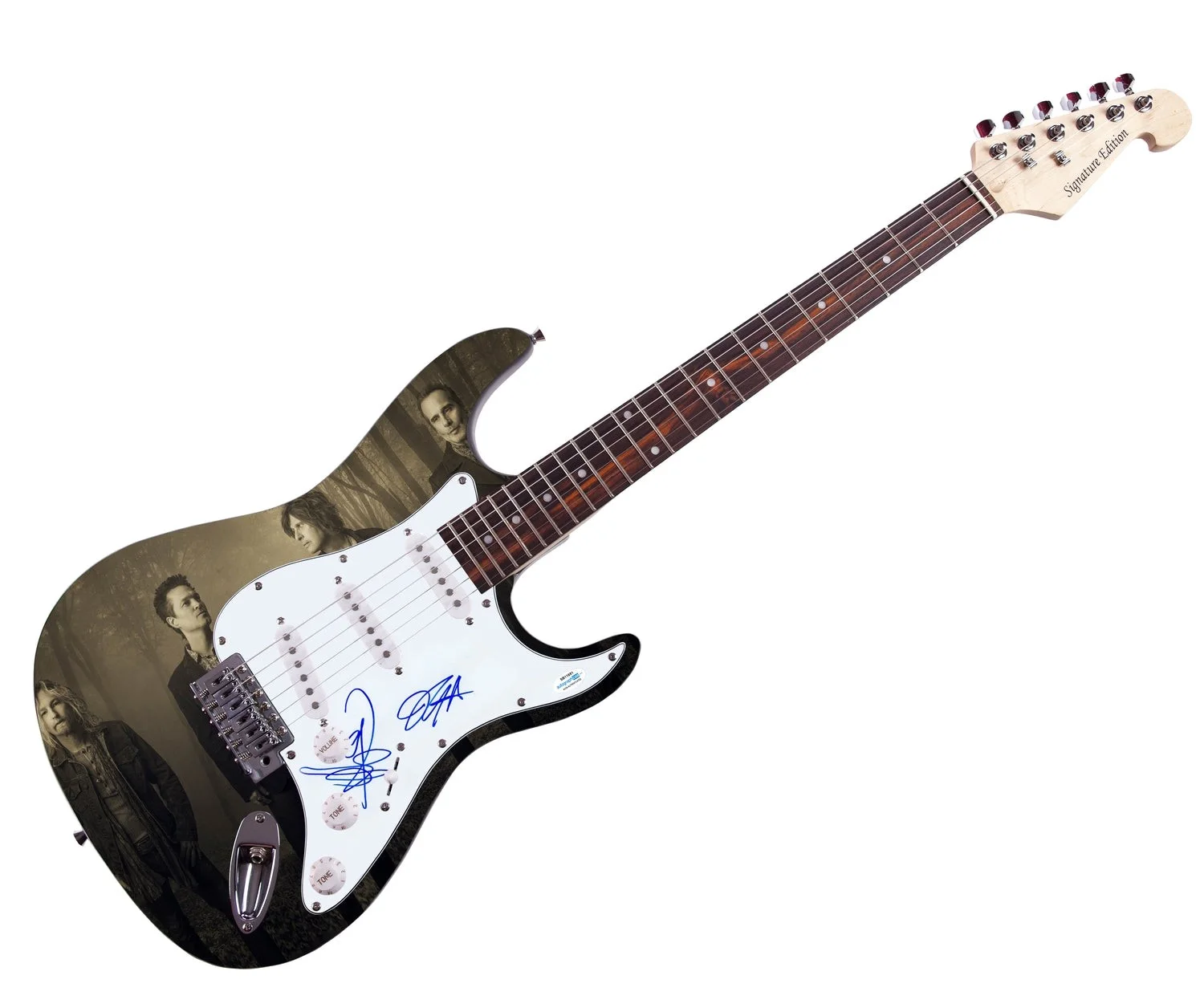 Stone Temple Pilots Signed Autographed Custom Graphics Guitar ACOA, image 2