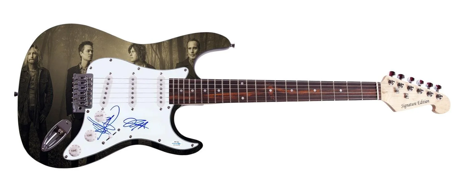 Stone Temple Pilots Signed Autographed Custom Graphics Guitar ACOA, image 3