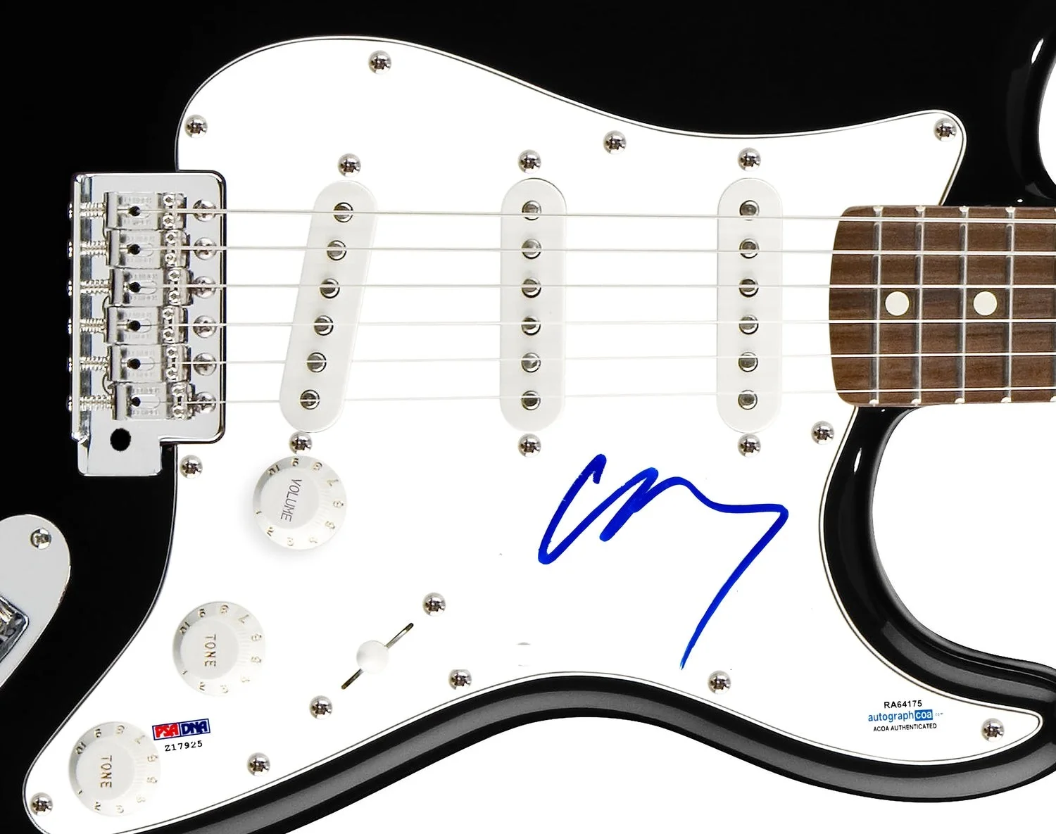 Slipknot Corey Taylor Signed Autographed Guitar Exact Video Proof ACOA, image 2