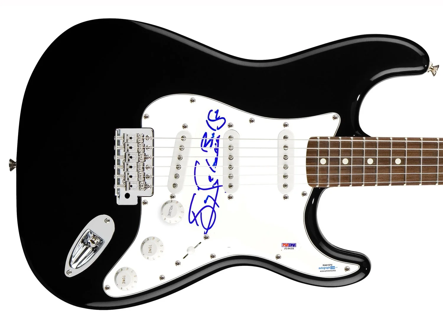 Solomon Burke Signed Autographed Guitar ACOA PSA, image 2