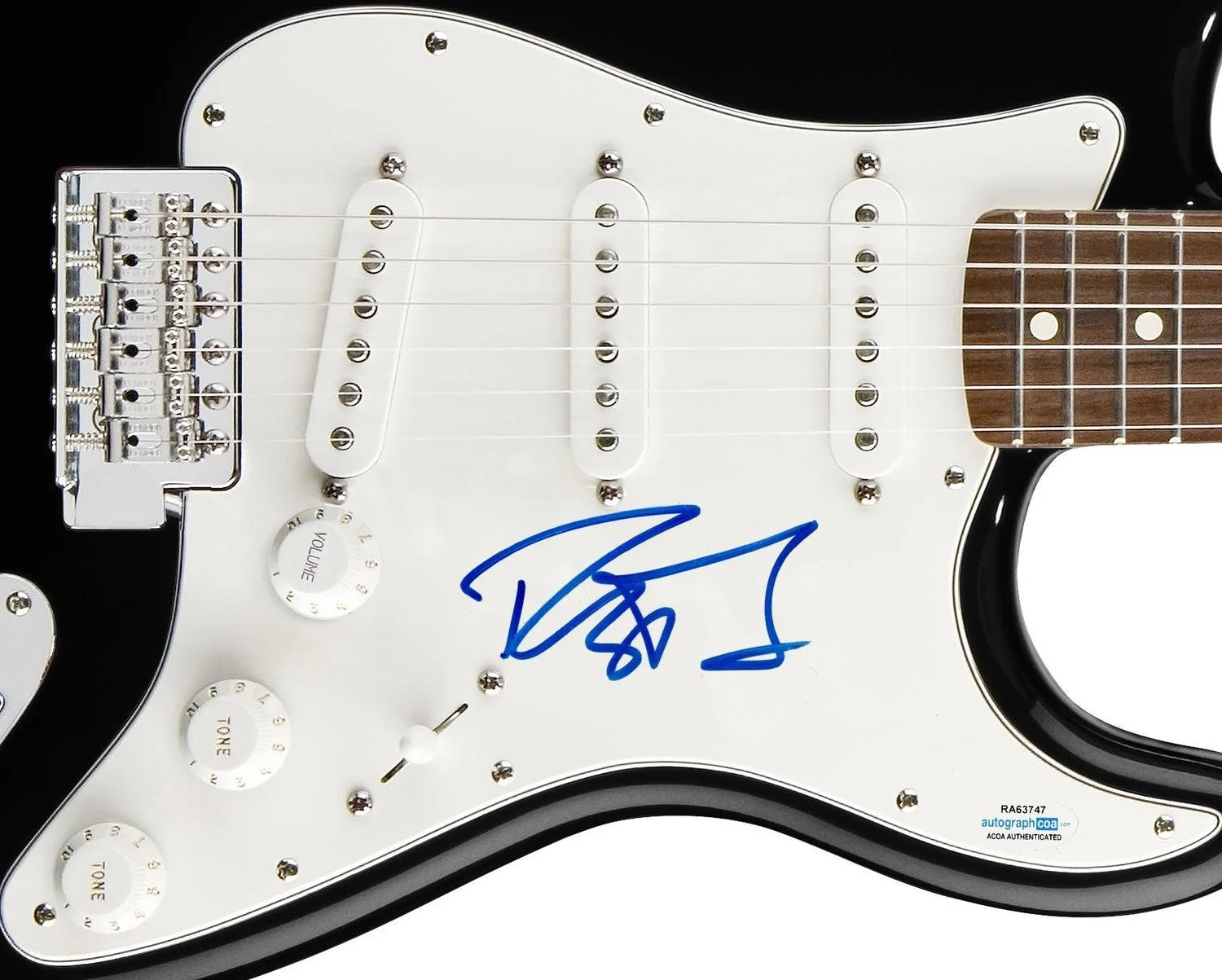 Rob Thomas Signed Autographed Guitar ACOA, image 3