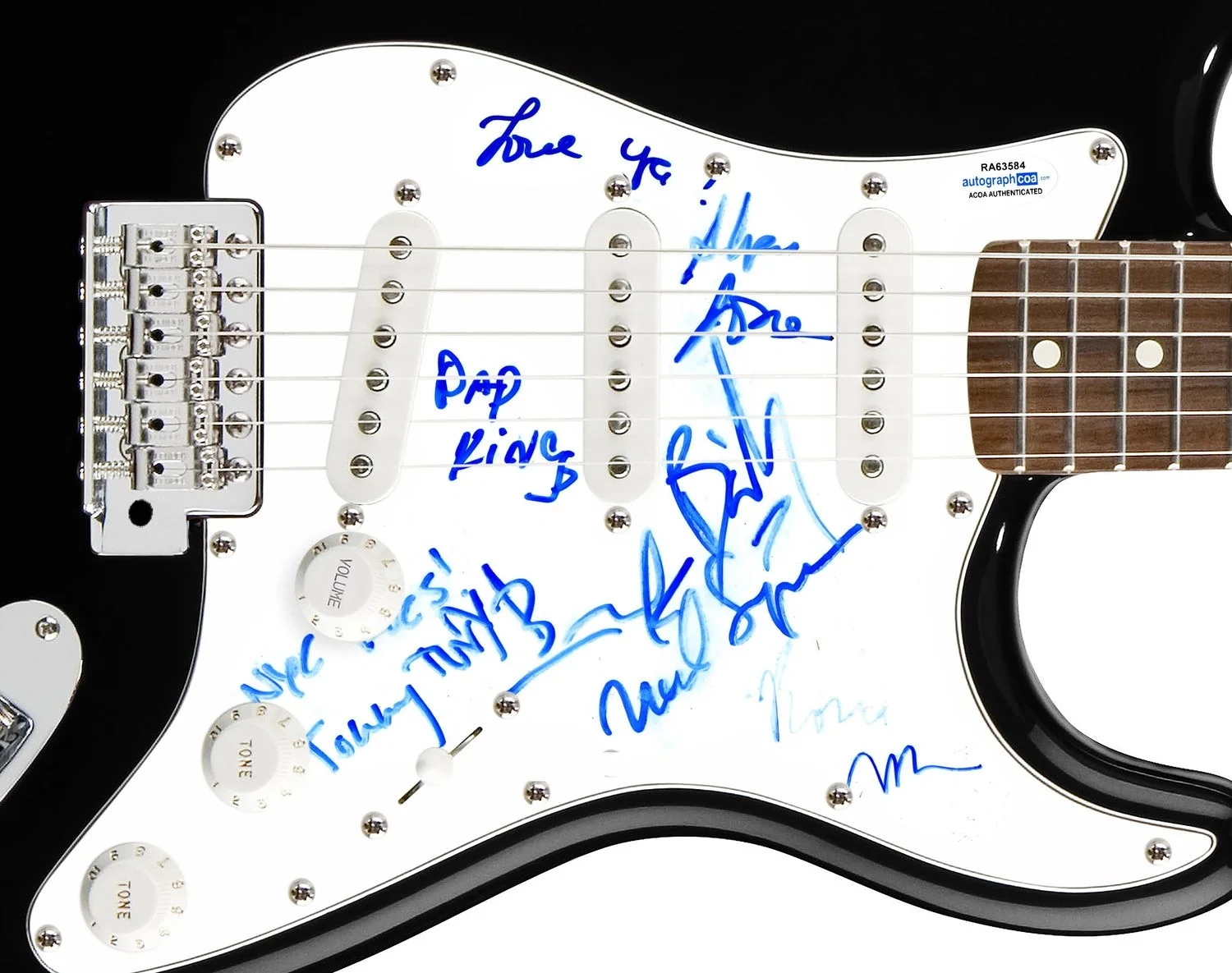Sharon Jones Signed Autographed Guitar The Dap-Kings ACOA, image 2