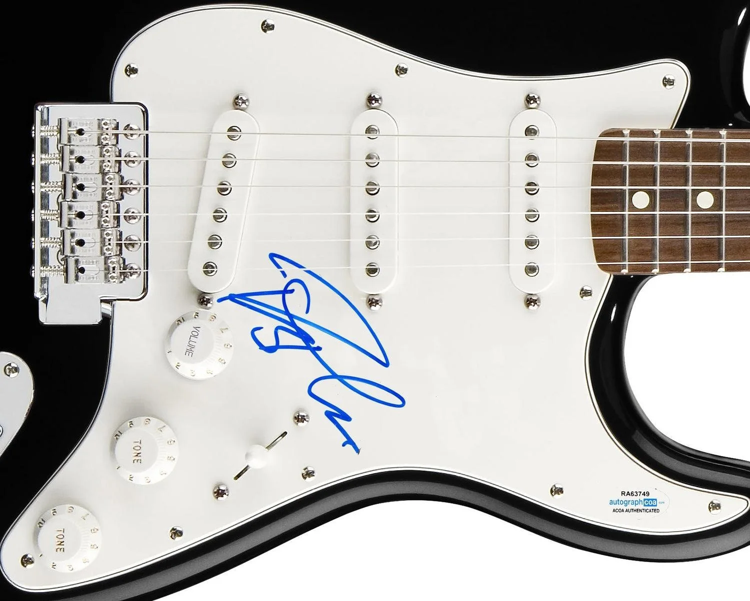 Rob Thomas Signed Autographed Guitar ACOA, image 3