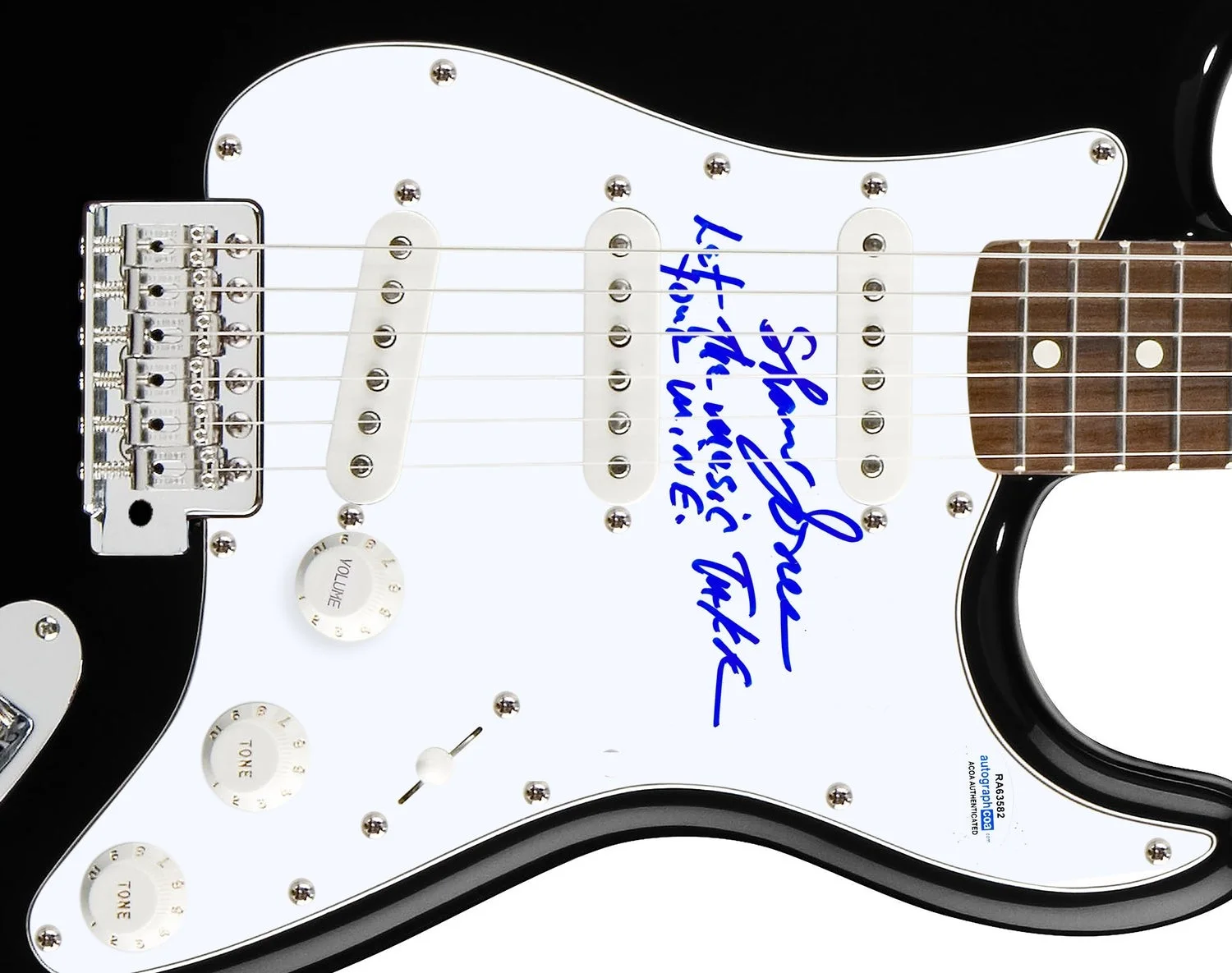 Sharon Jones Signed Autographed Guitar The Dap-Kings ACOA, image 2