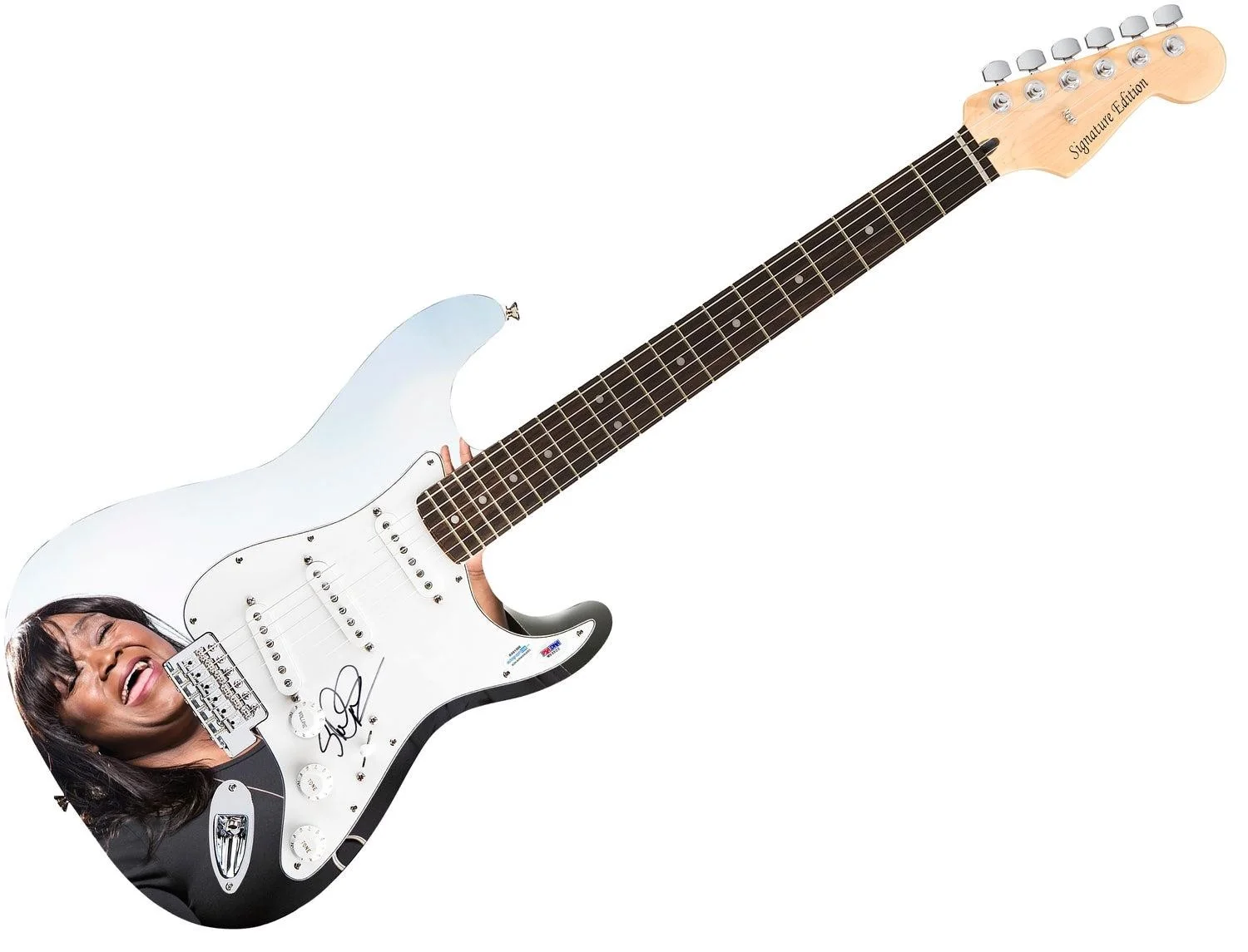 Shemekia Copeland Signed Autographed 1/1 Custom Graphics Photo Guitar PSA, image 3