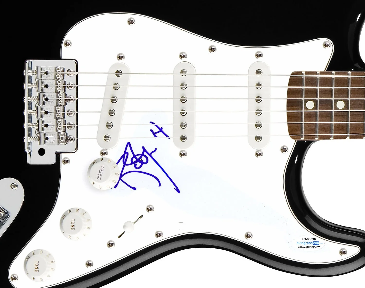 Robyn Hitchcock Signed Autographed Guitar ACOA, image 2