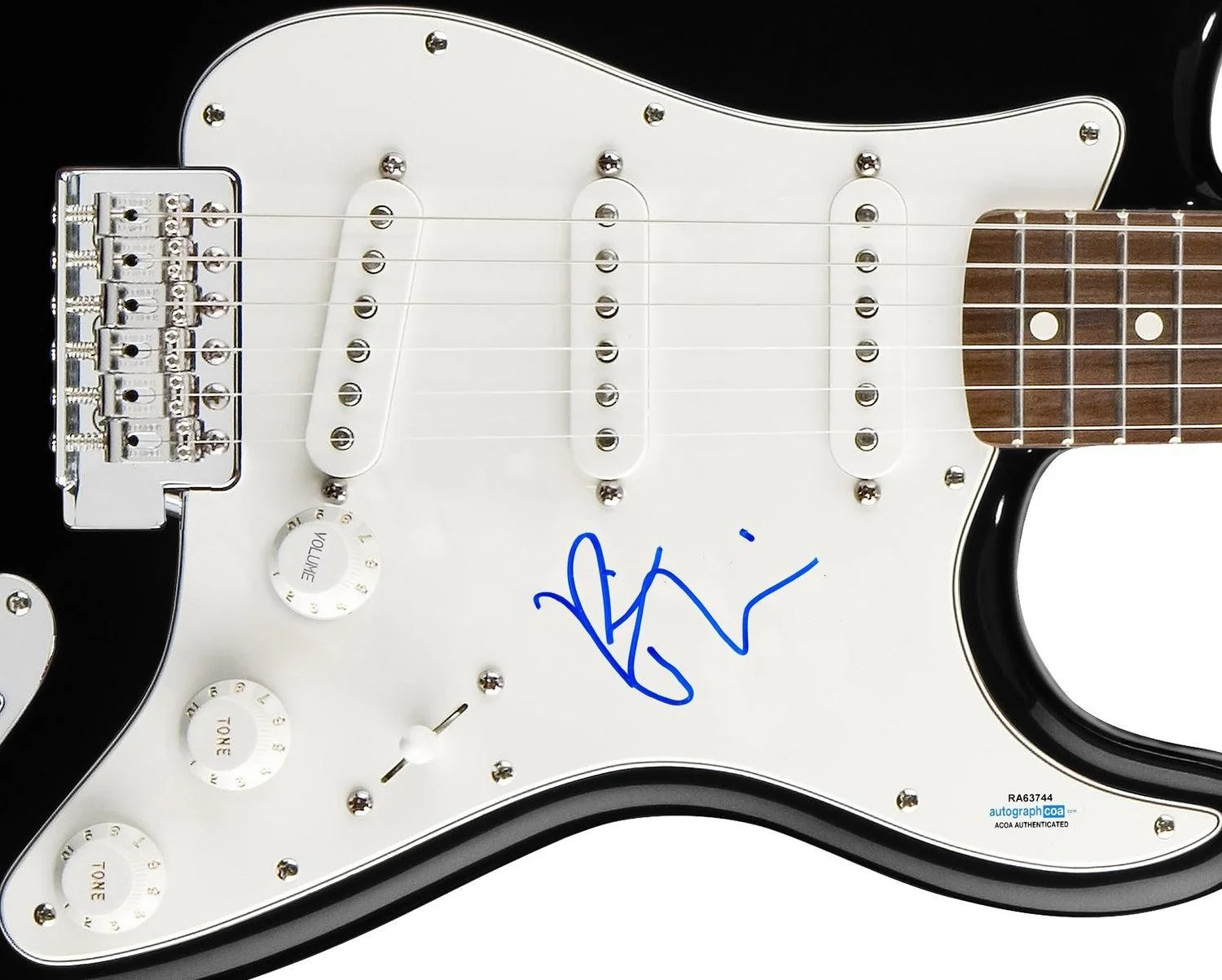 Robin Thicke Signed Autographed Guitar ACOA, image 3
