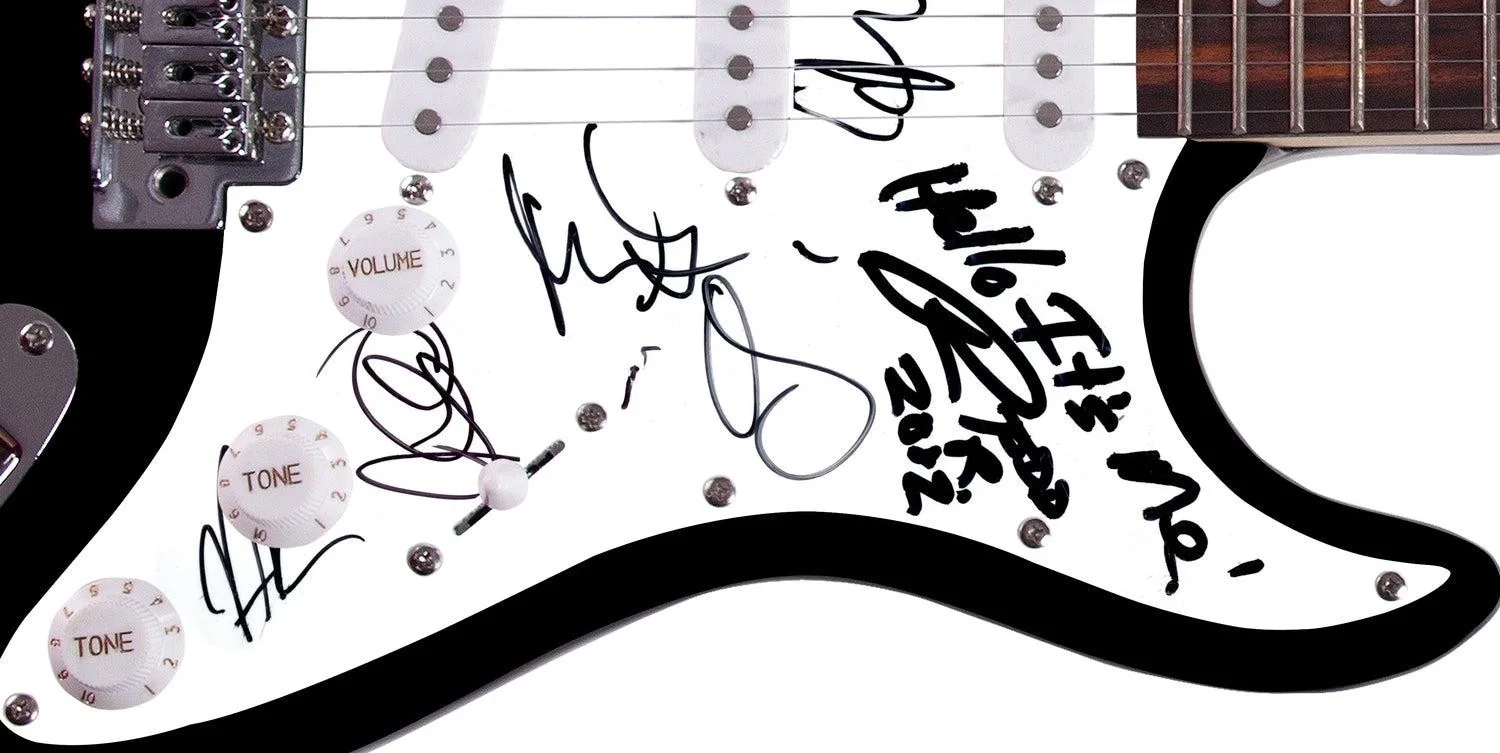 Robert Johnson Tribute Concert Signed Guitar Rundgren Gray Wimbish ACOA, изображение 4