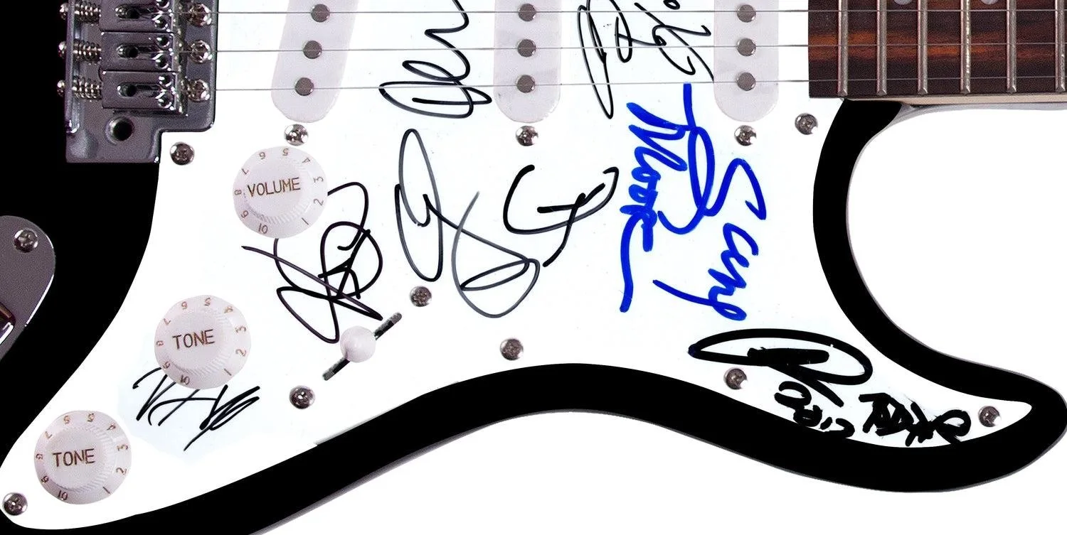 Robert Johnson Tribute Concert Signed Guitar Rundgren Gray Wimbish Reid, изображение 4