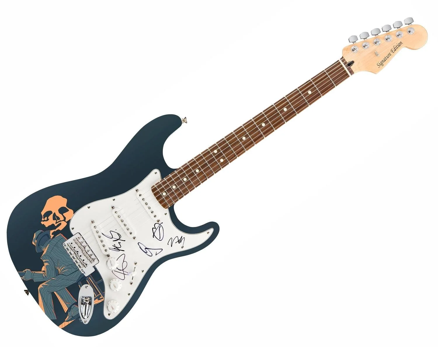 Robert Johnson Tribute Concert Living Colour + Signed Graphics Guitar, image 3