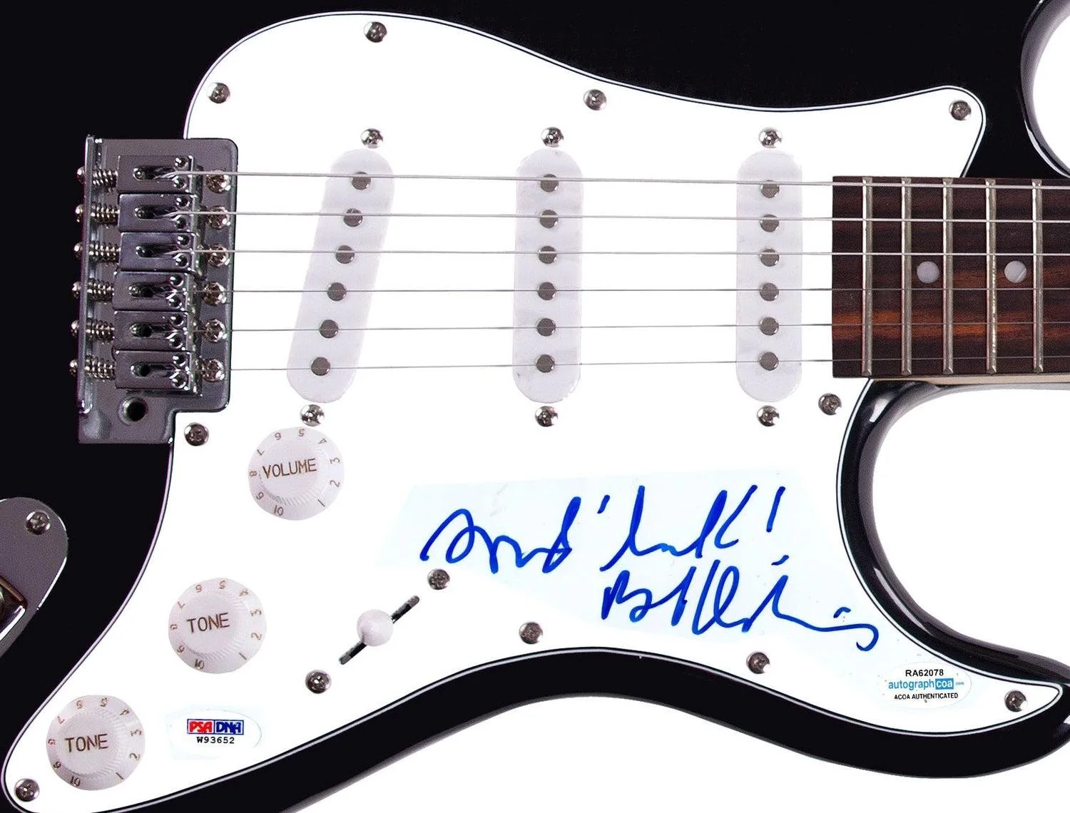 Robert De Niro Signed Autographed Guitar ACOA PSA, image 3