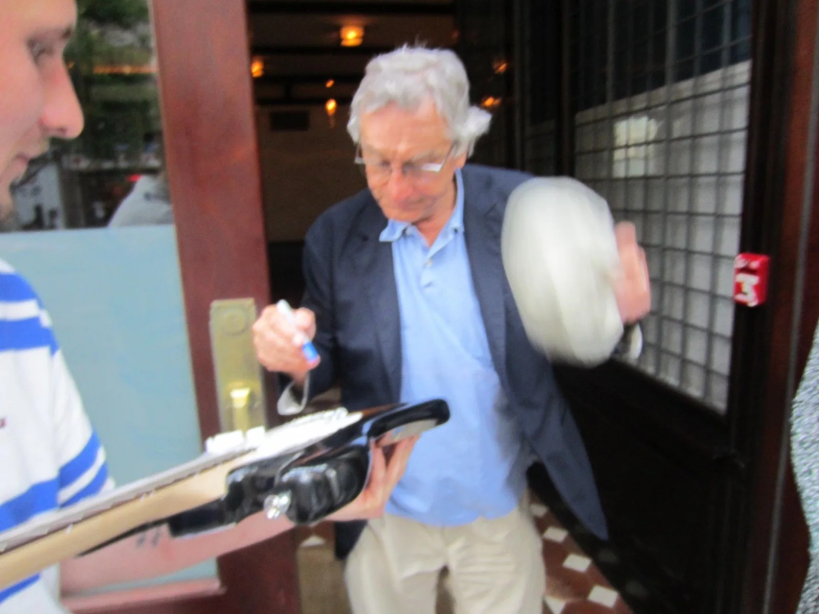 Robert De Niro Signed Autographed Guitar ACOA PSA, image 5