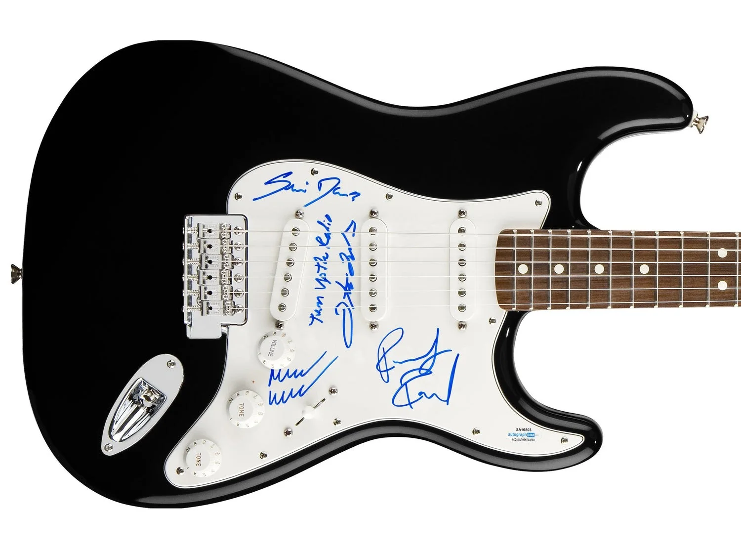 Pure Prairie League Signed Autographed Guitar ACOA, image 2