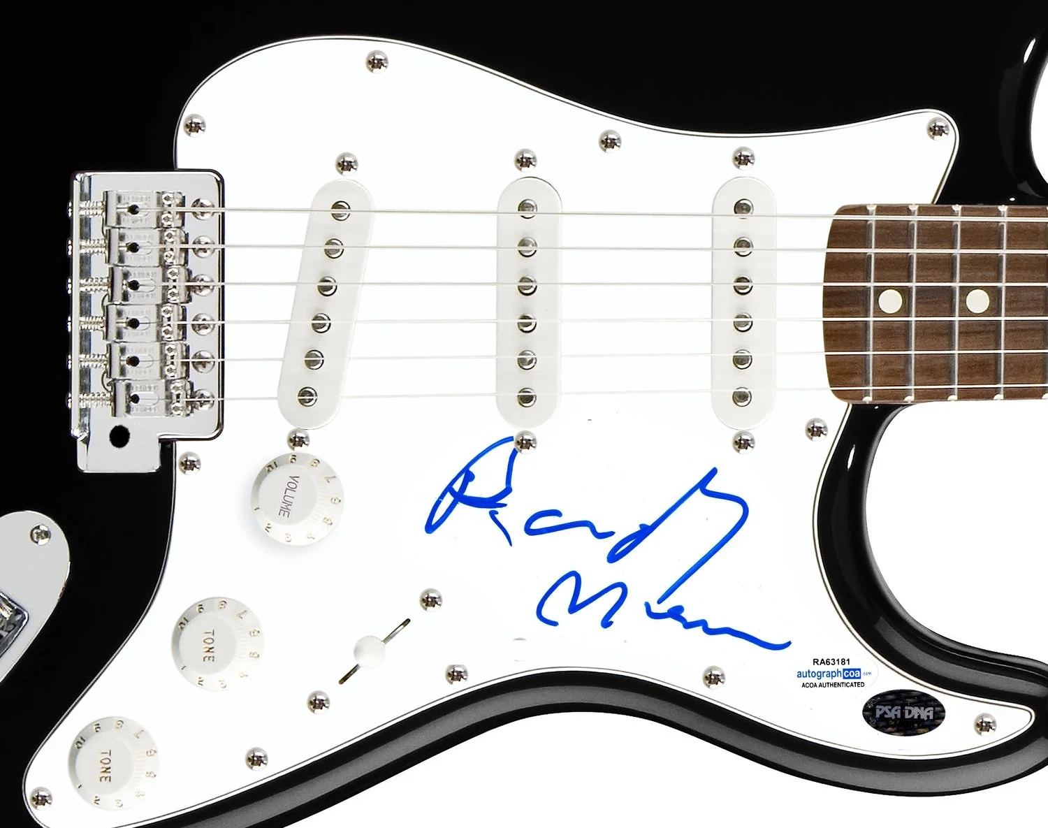 Randy Newman Signed Autographed Guitar ACOA, image 2