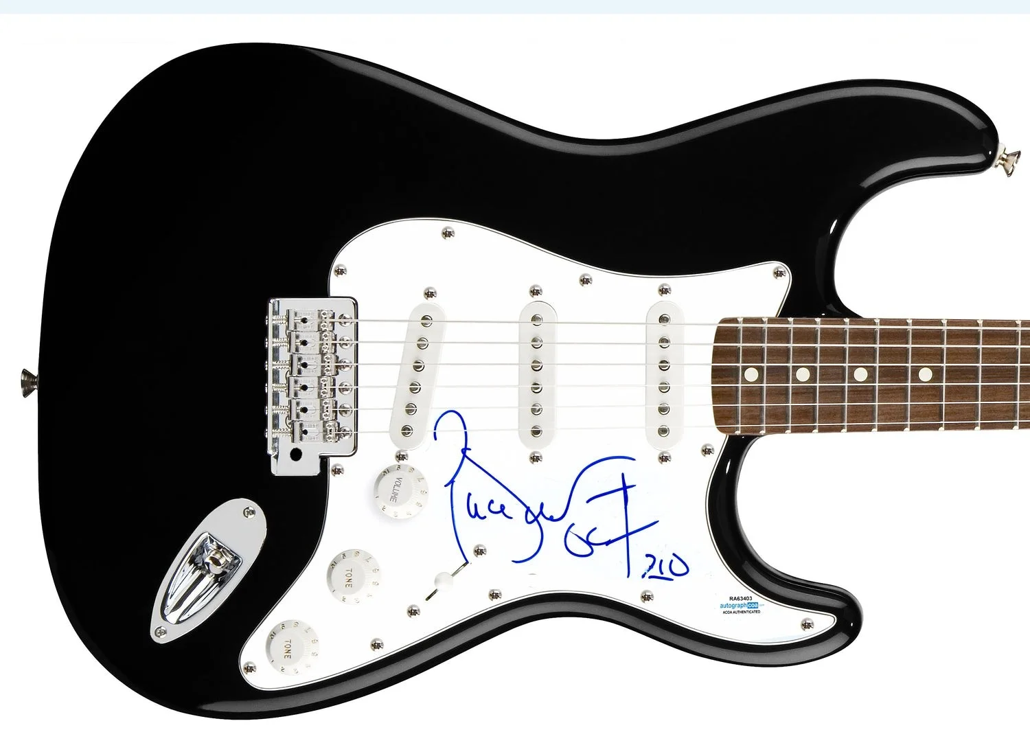 Pierce Brosnan Signed Autographed Guitar James Bond 007 ACOA, image 2