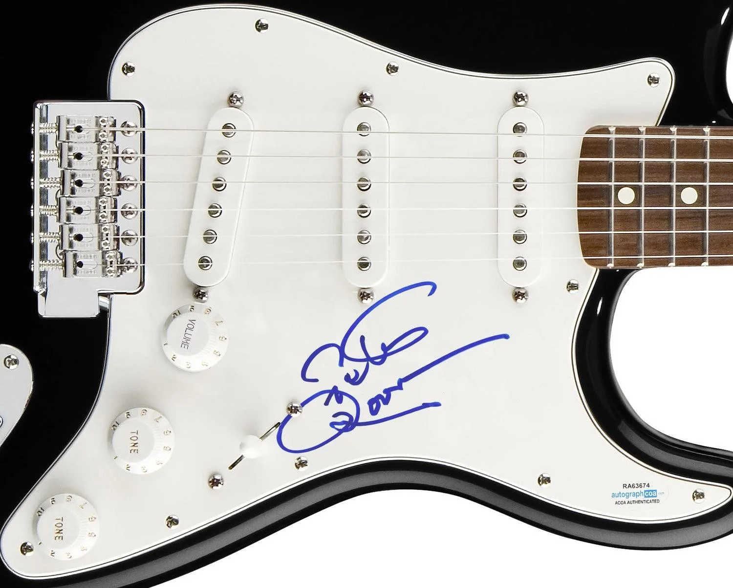 Peter Rowan Signed Autographed Guitar ACOA, image 3