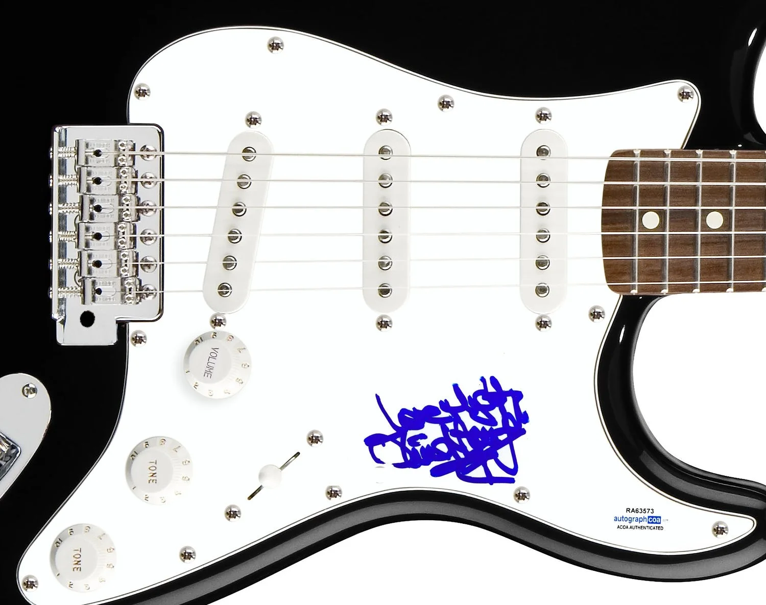 Olivia Newton-John Signed Autographed Guitar ACOA, image 2